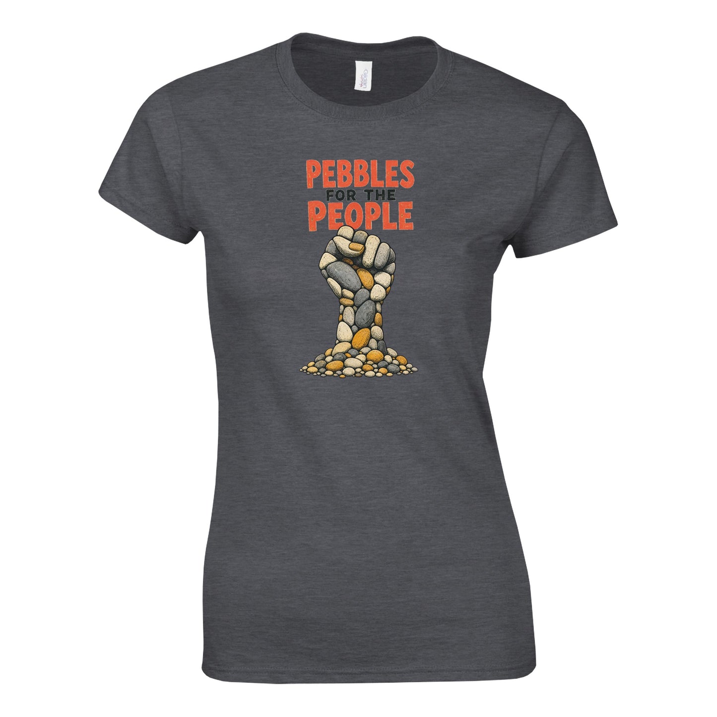 Pebbles for the People Graphic Women's T-shirt — product view 11