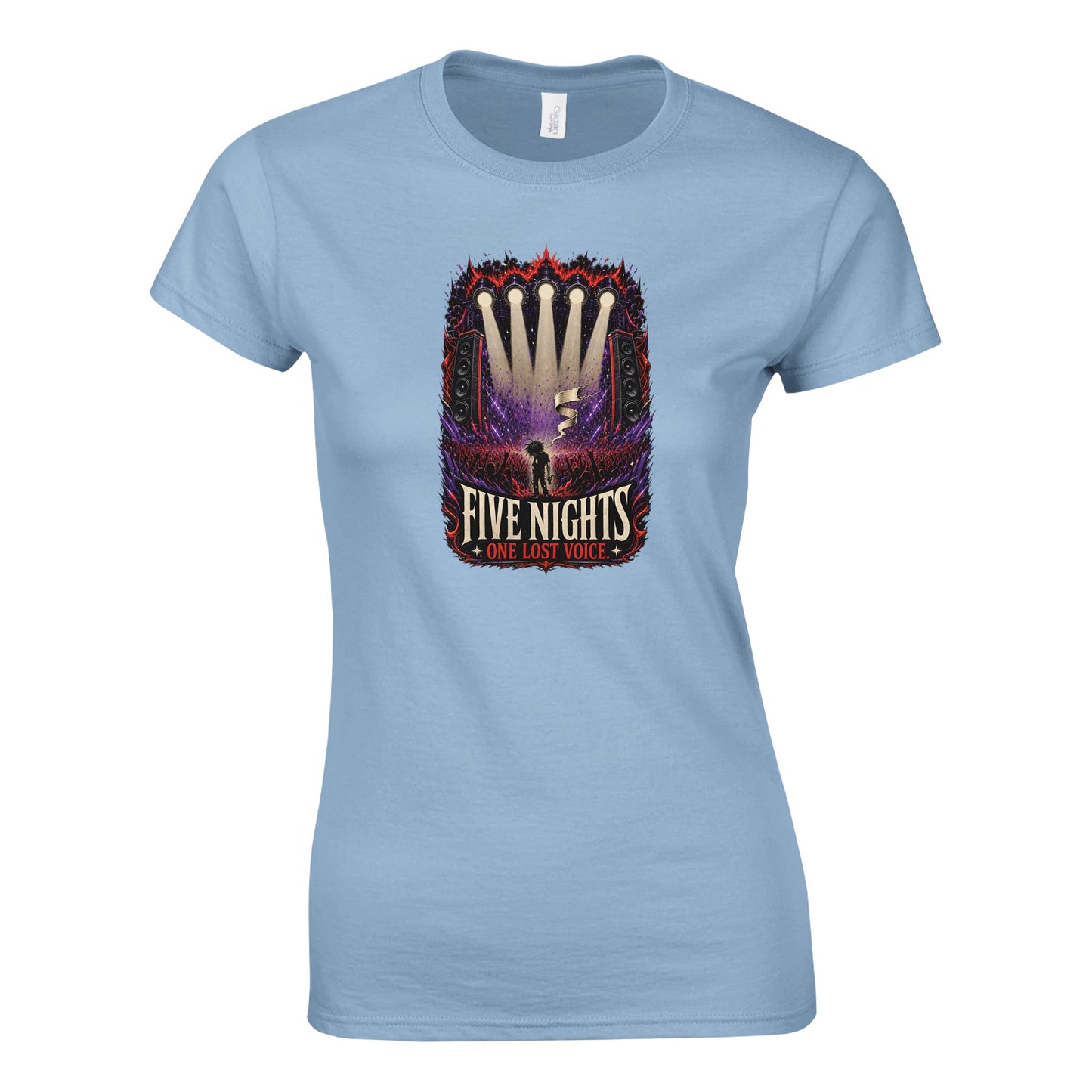 Five Nights, One Lost Voice Women's T-shirt — product view 4