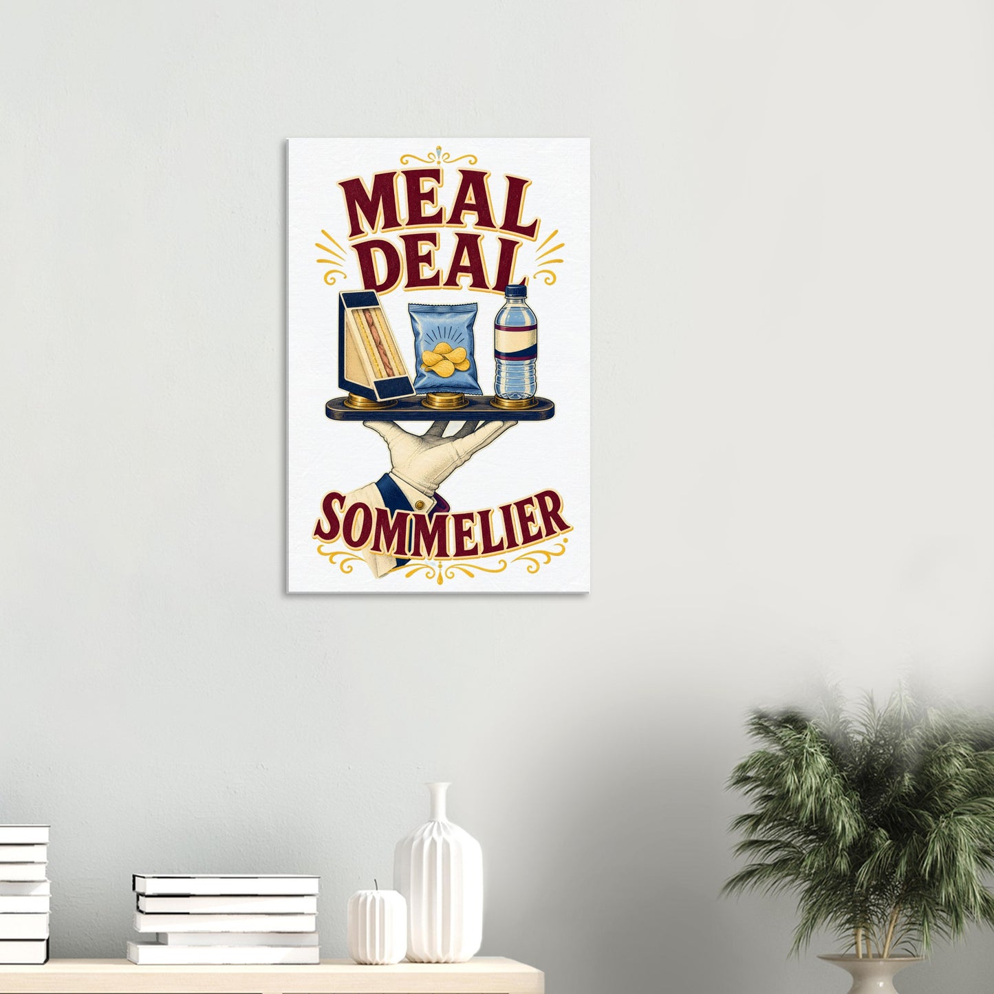 Meal Deal Sommelier British Lunch Design Canvas — product view 4