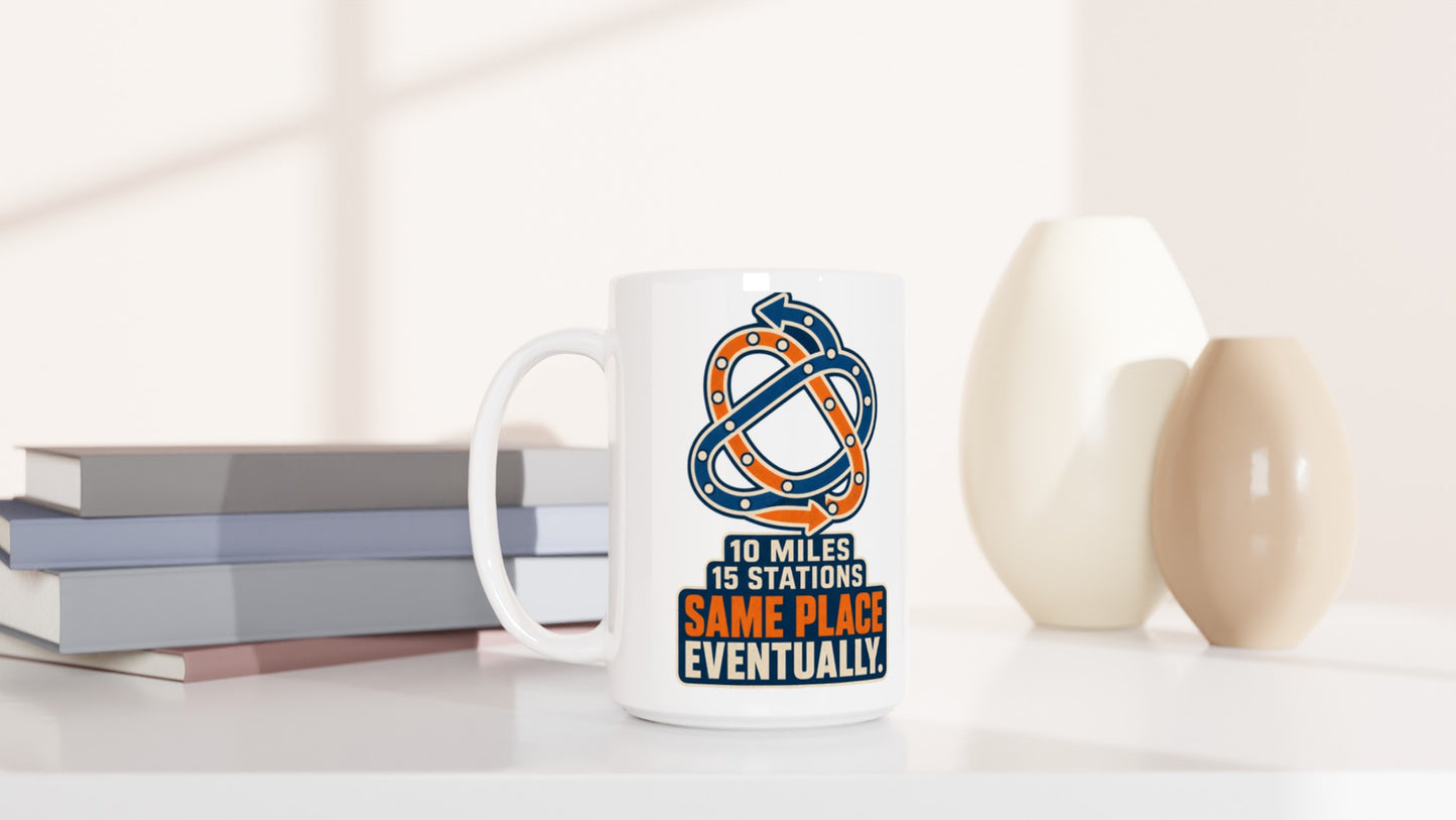 Glasgow Same Place Eventually Large Mug — product view 6
