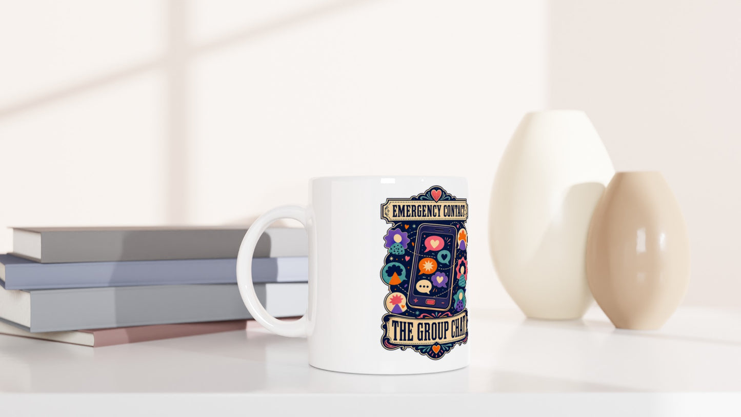 Emergency Contact — The Group Chat Mug — product view 5