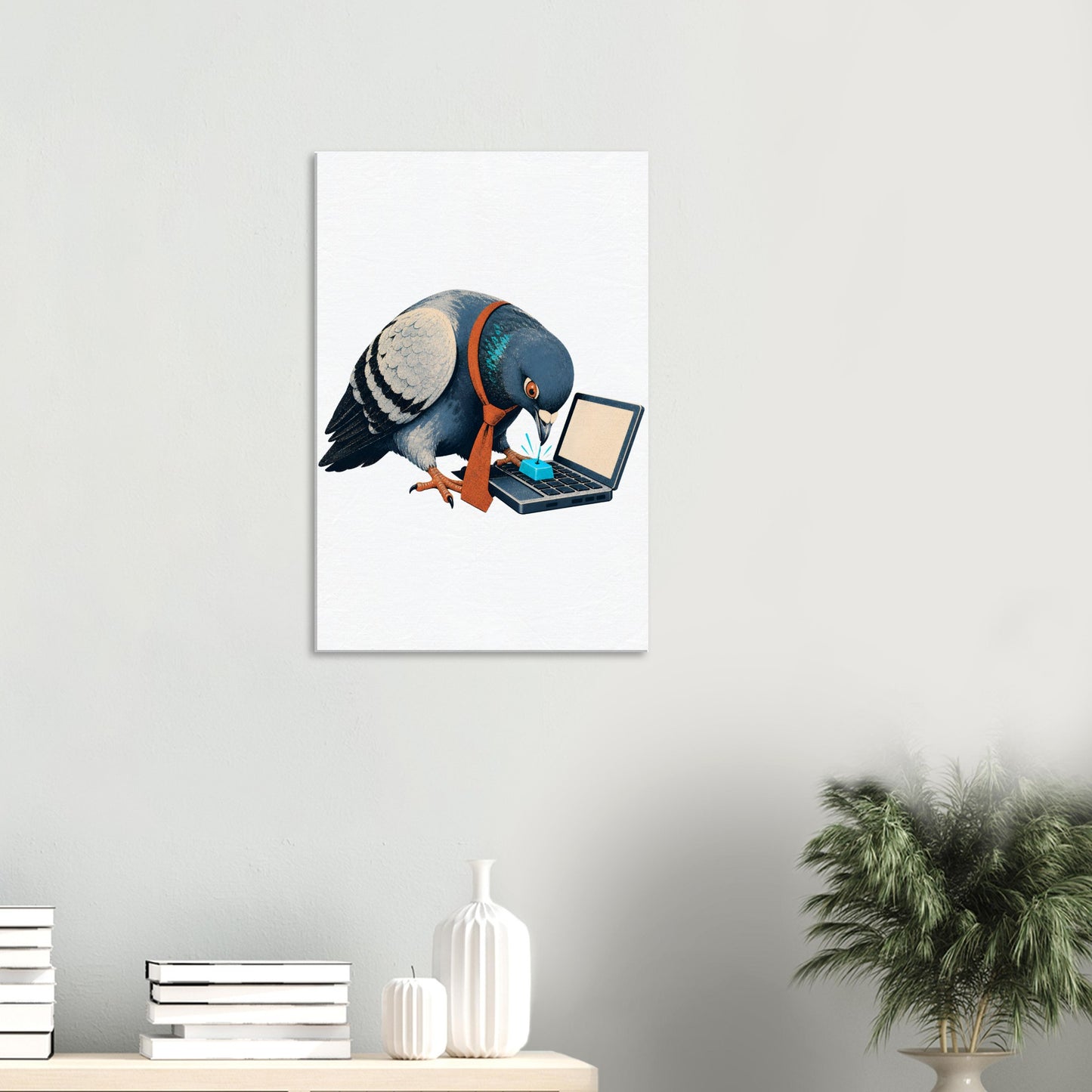 Pigeon Hits Send Canvas — product view 4