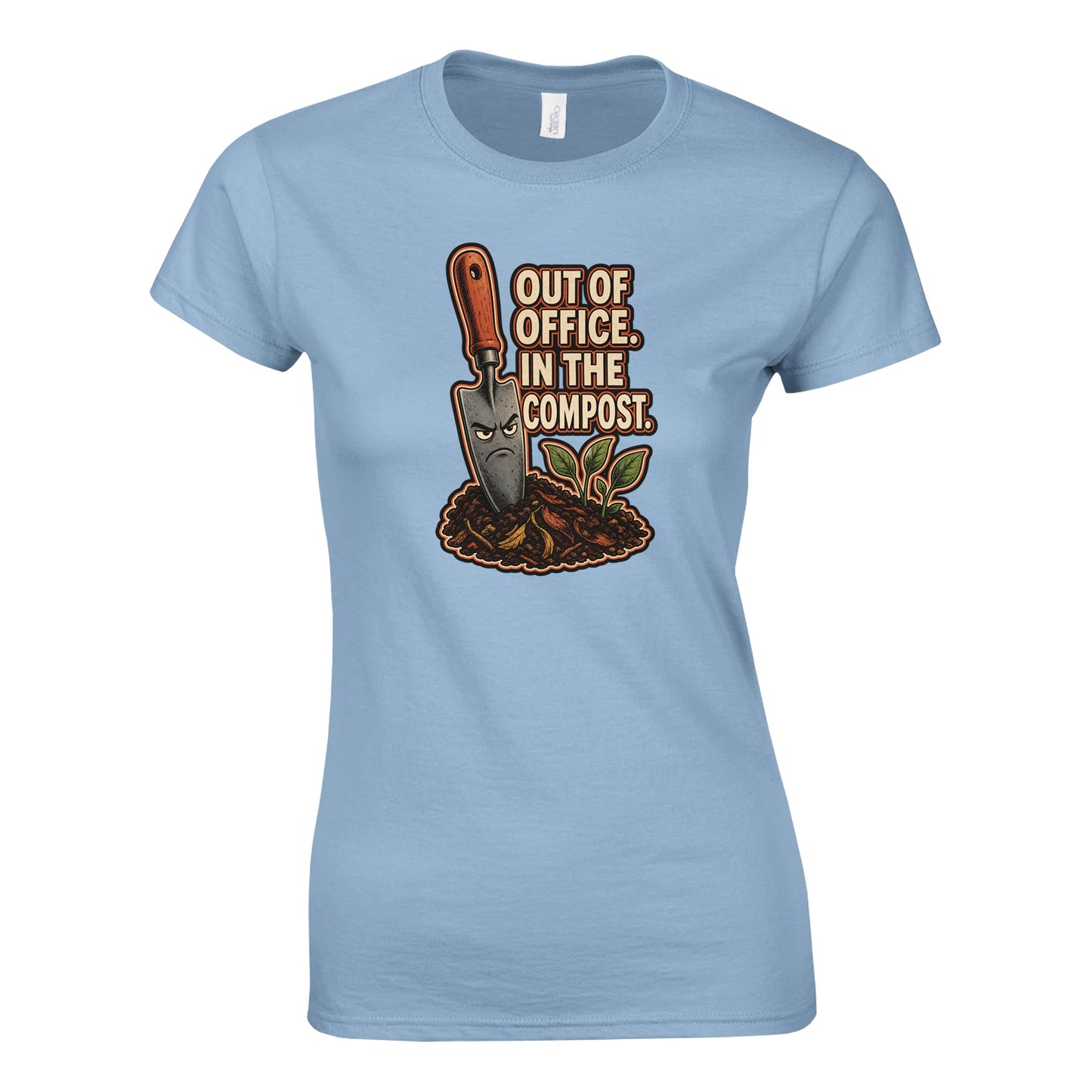 Out of Office, In the Compost Women's T-shirt — product view 11