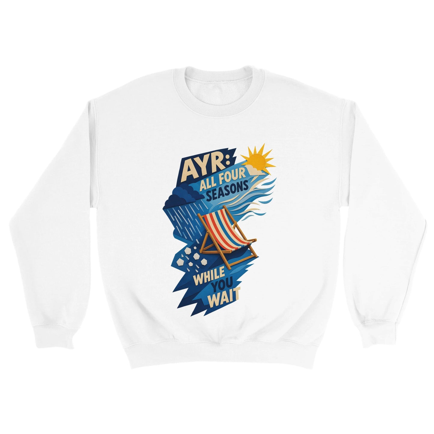 Ayr: All Four Seasons While You Wait Sweatshirt — product view 18