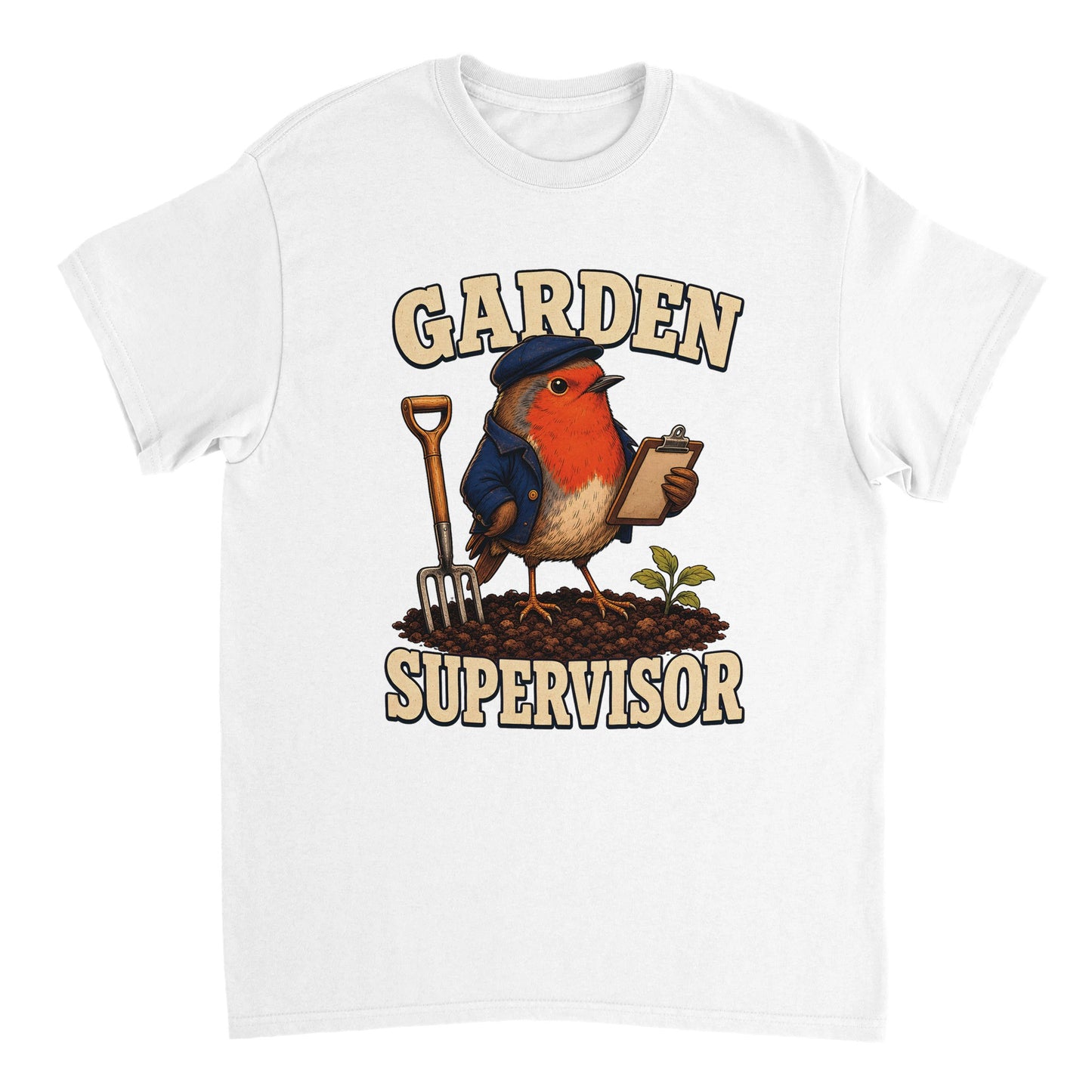 Garden Supervisor Robin T-shirt — product view 17