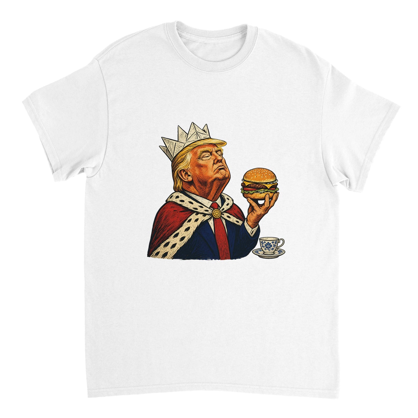 The Very Temporary Monarch — Trump Satire T-shirt — product view 17