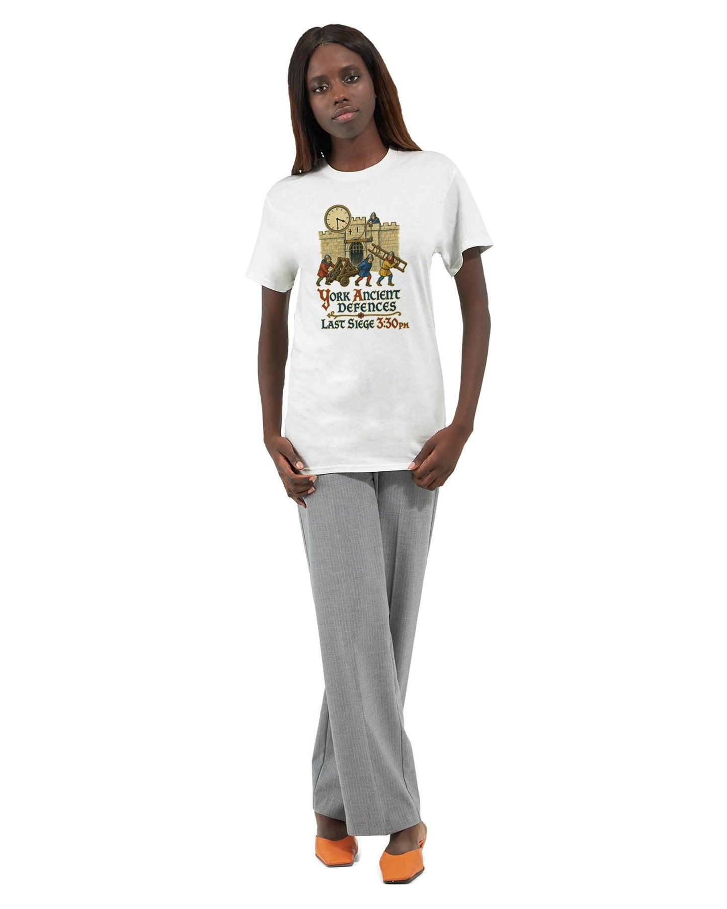 York Ancient Defences – Last Siege 3:30pm Women's T-shirt — product view 2