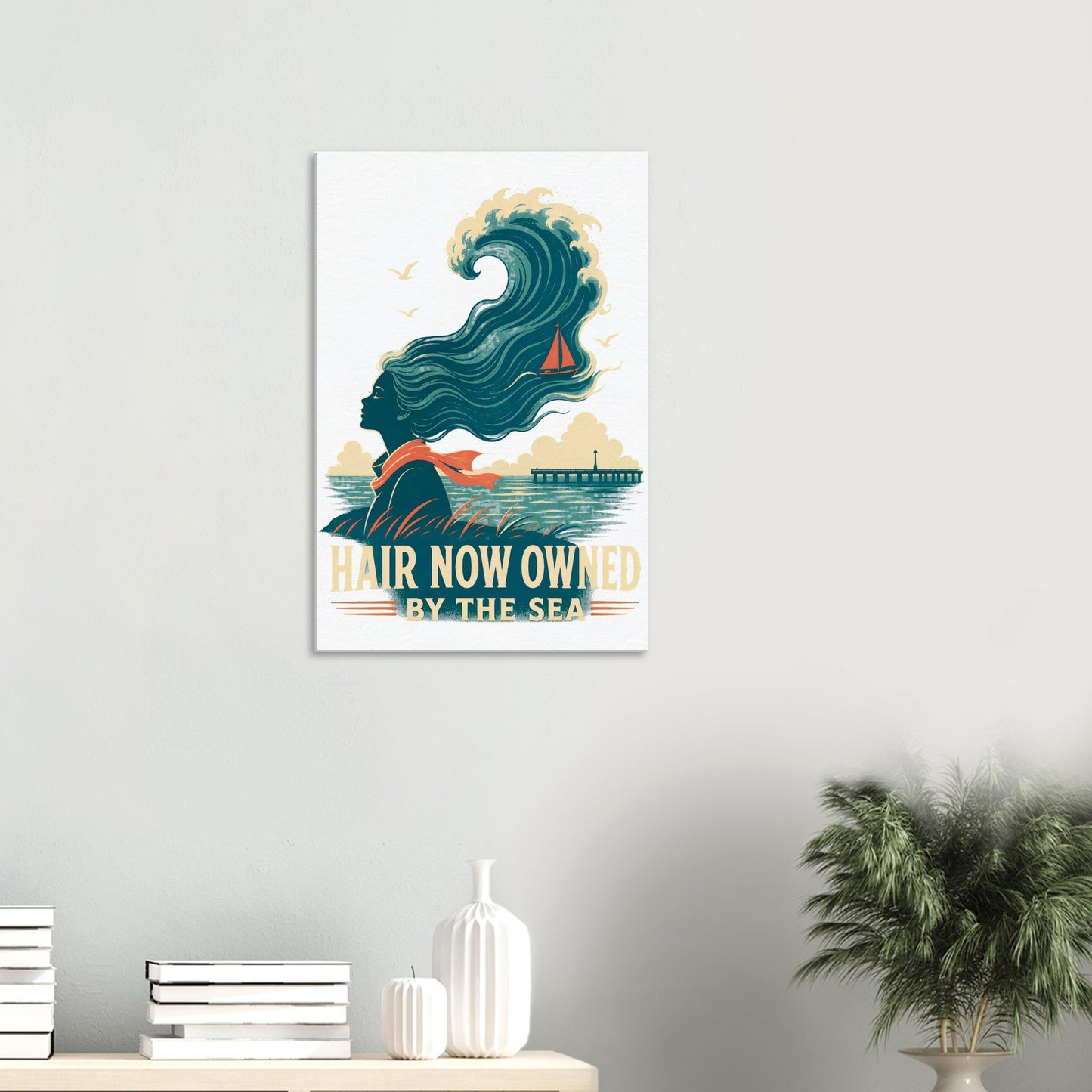 Hair Now Owned by the Sea Canvas — product view 4