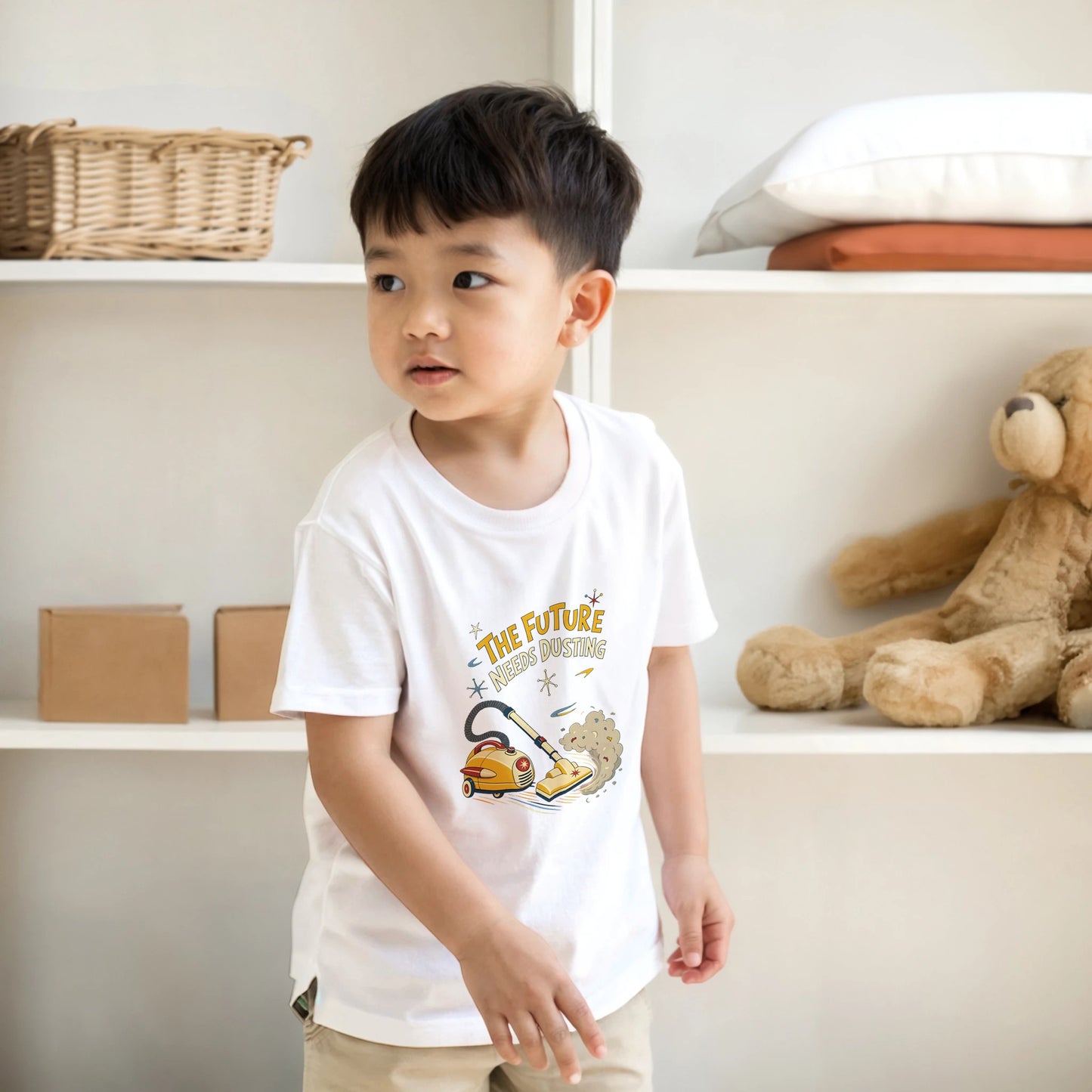 The Future Needs Dusting Kids' T-shirt — product view 17