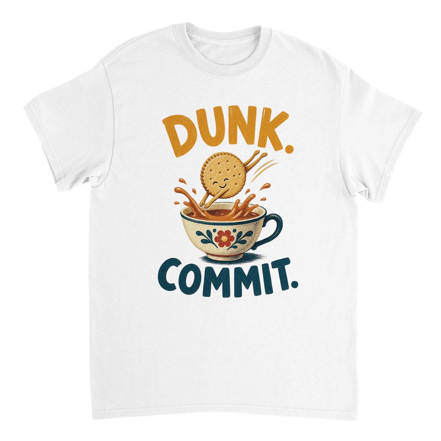 Dunk. Commit. Tea Biscuit Graphic T-shirt — product view 2