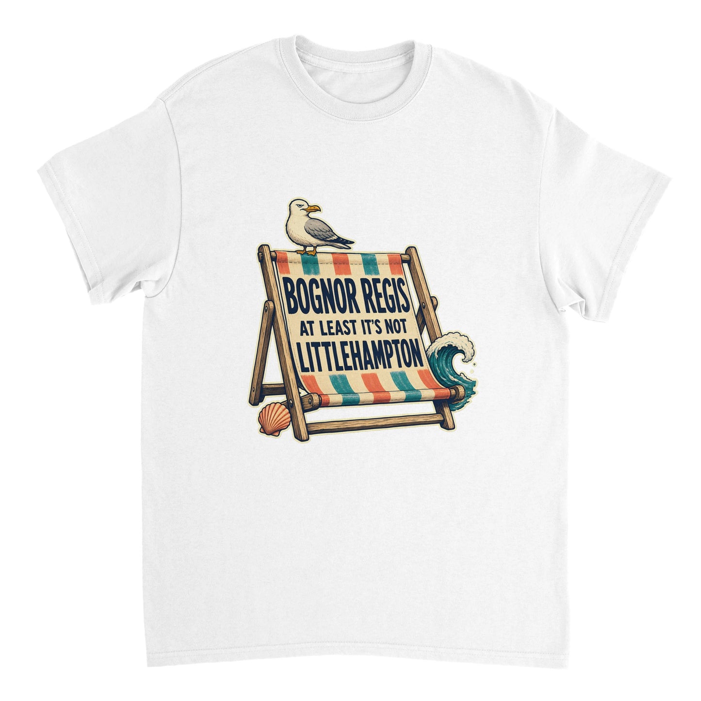 Bognor Regis — At Least It's Not Littlehampton T-shirt — product view 7