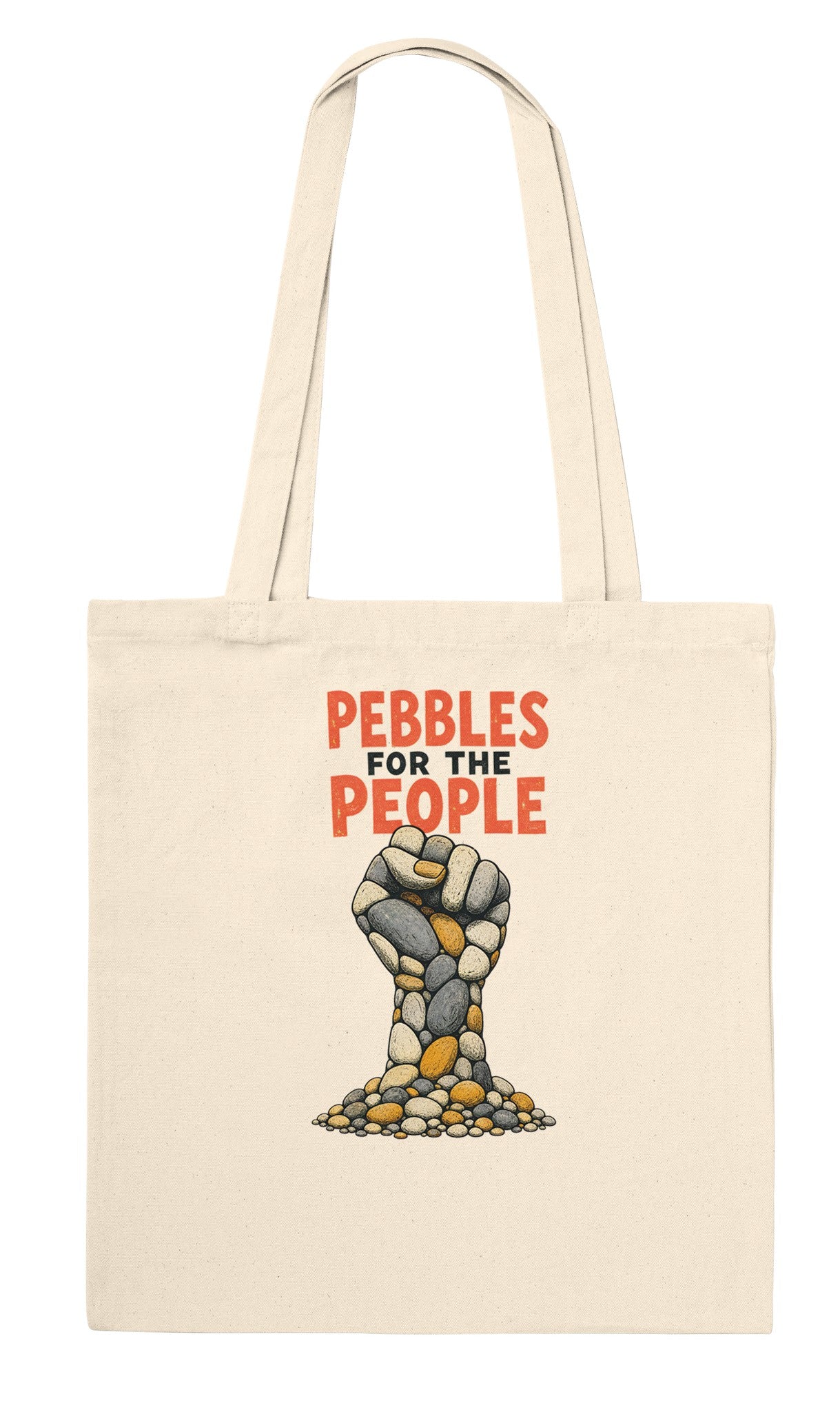 Pebbles for the People Graphic Tote Bag — product view 6