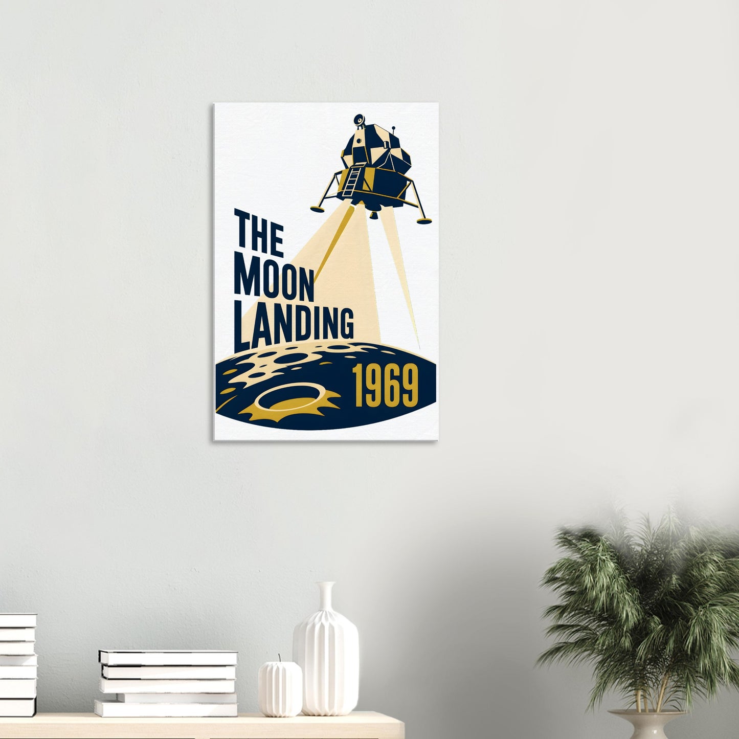 The Moon Landing — 1969 Canvas — product view 4