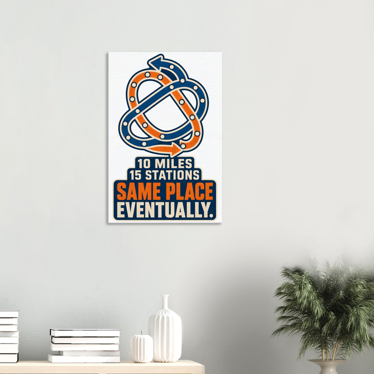 Glasgow Same Place Eventually Canvas — product view 4