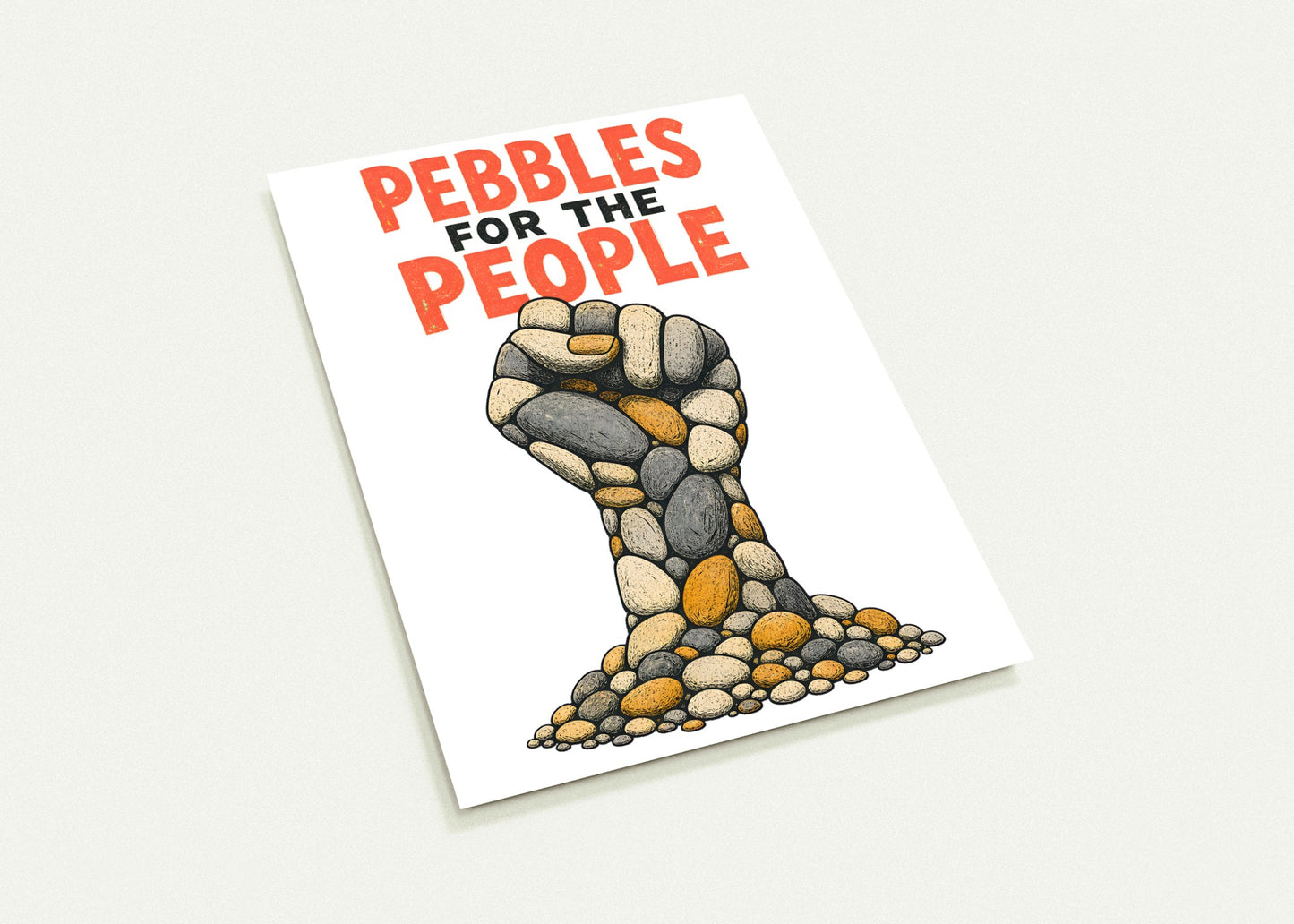 Pebbles for the People Graphic Postcard Pack — product view 3