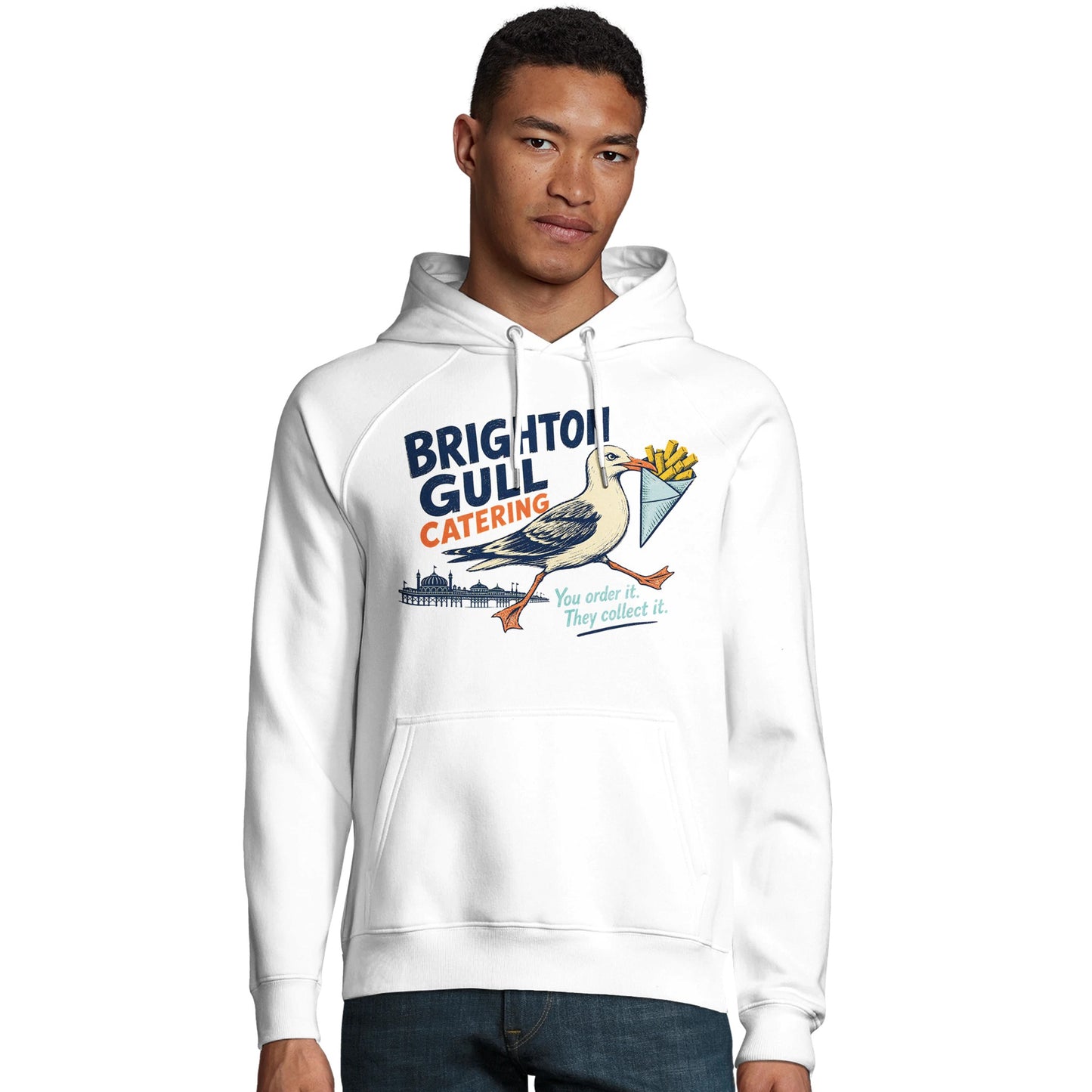 Brighton Gull Catering - You Order It, They Collect It Hoodie — product view 2