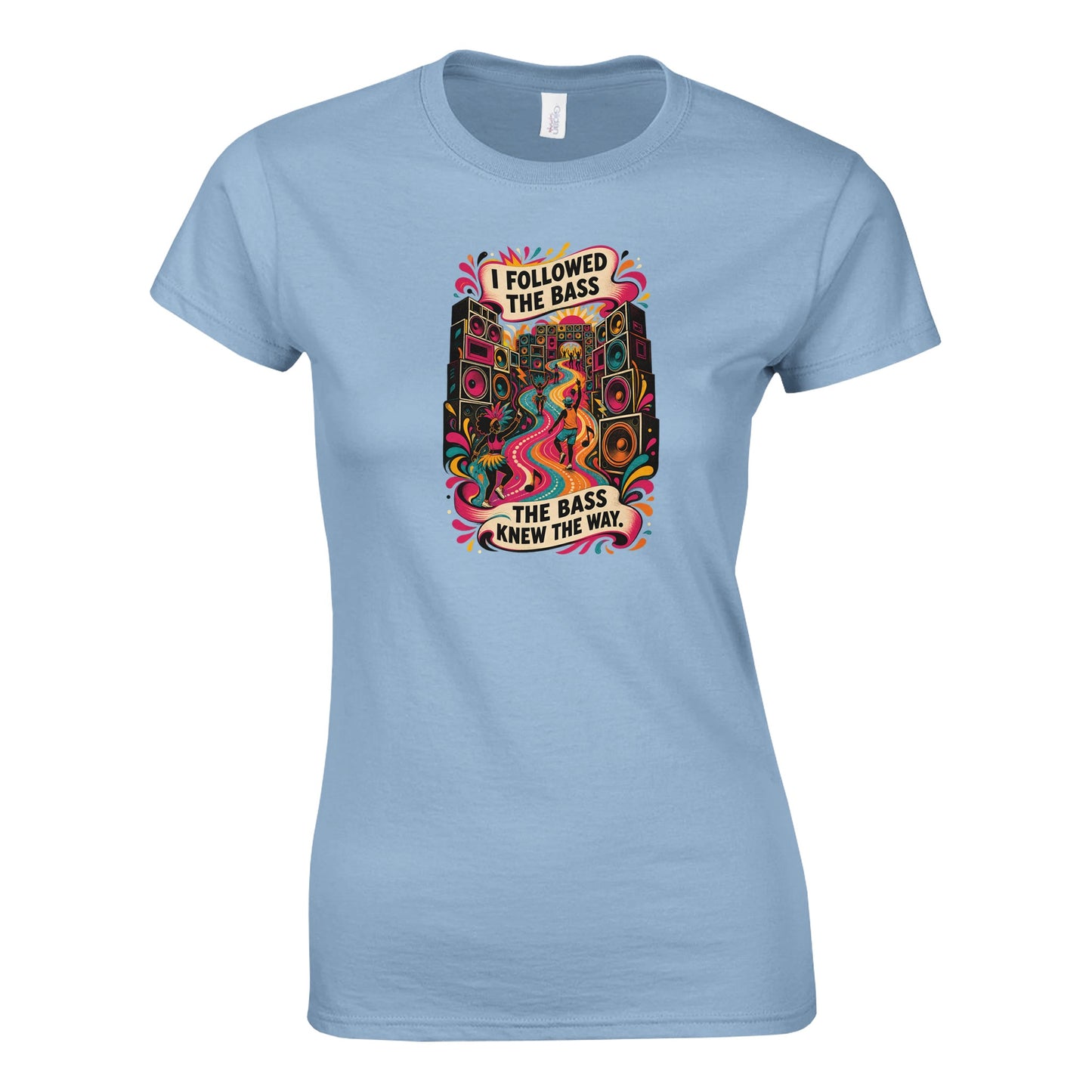 I Followed the Bass Women's T-shirt — product view 4
