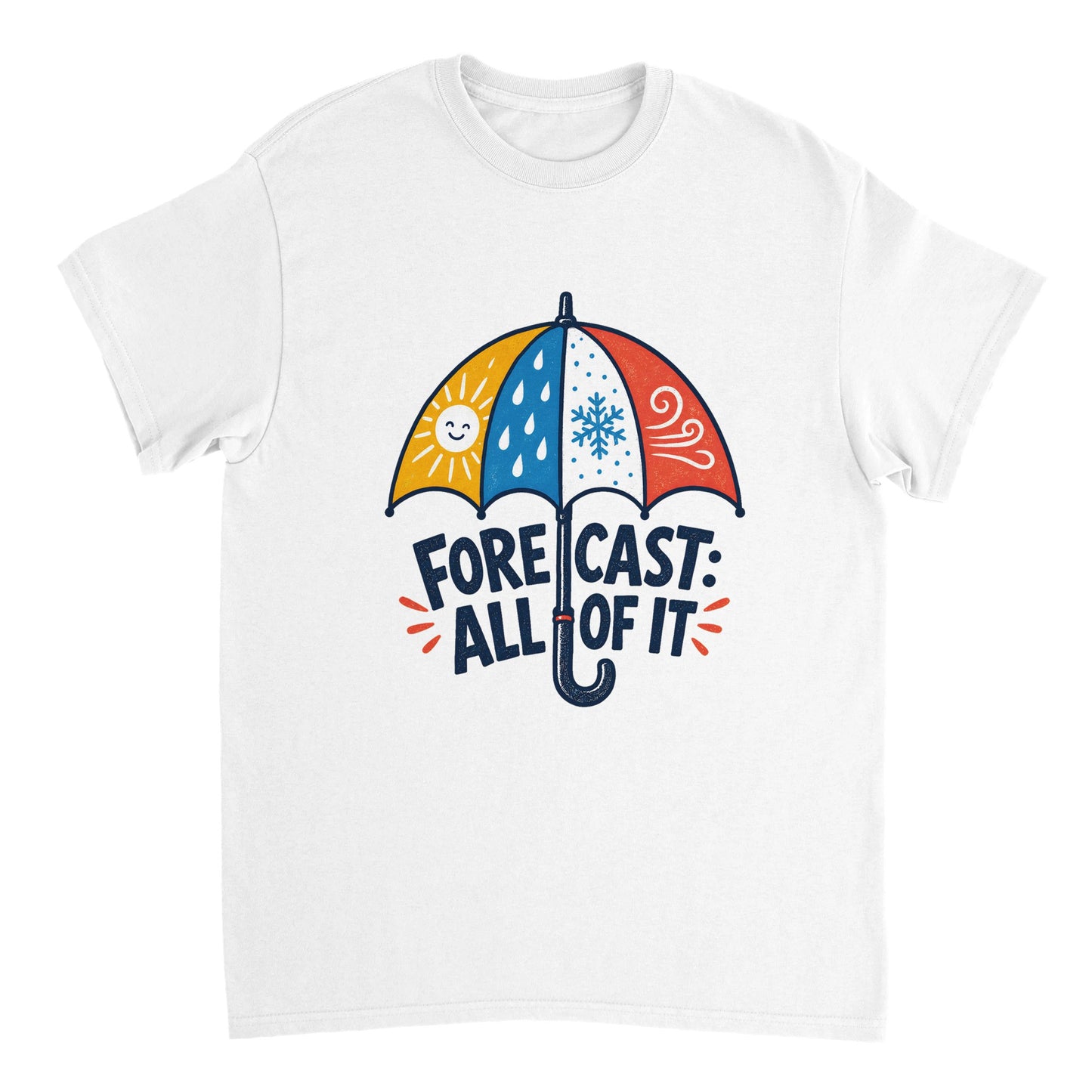 Forecast: All of It British Weather Graphic T-shirt — product view 17