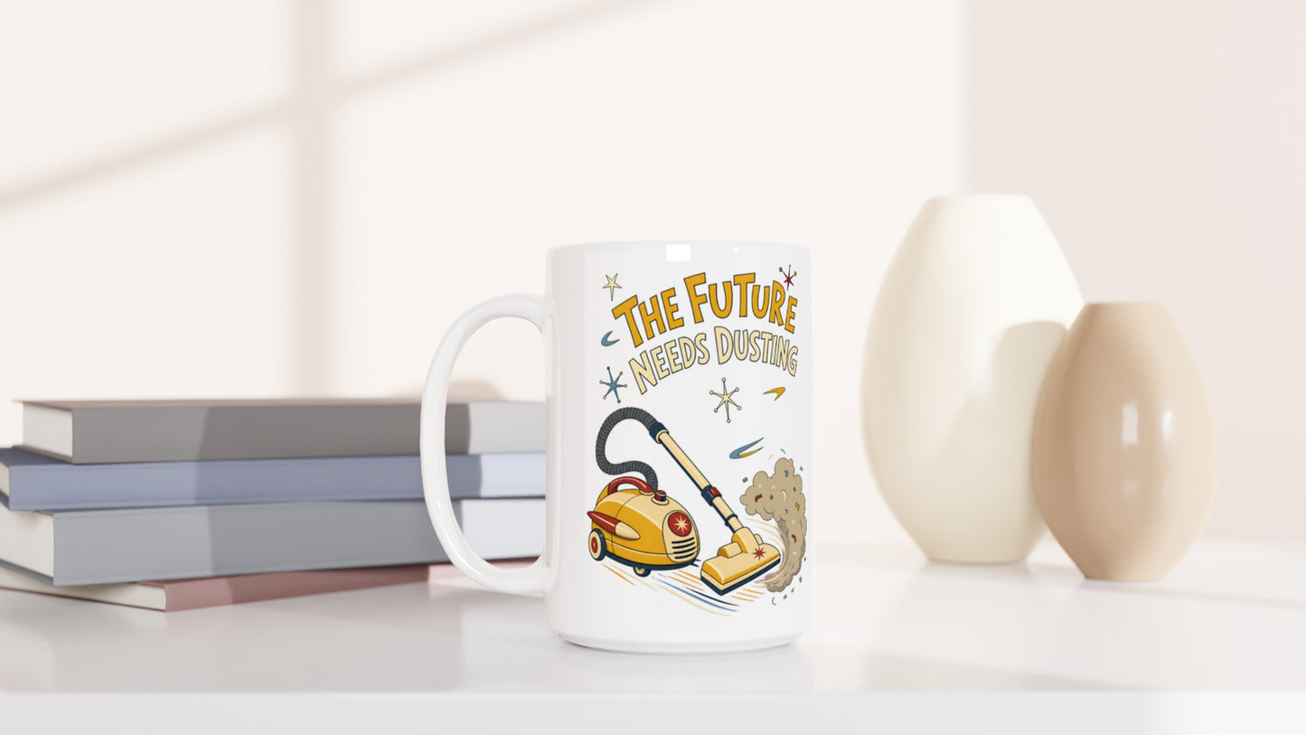 The Future Needs Dusting Large Mug — product view 6