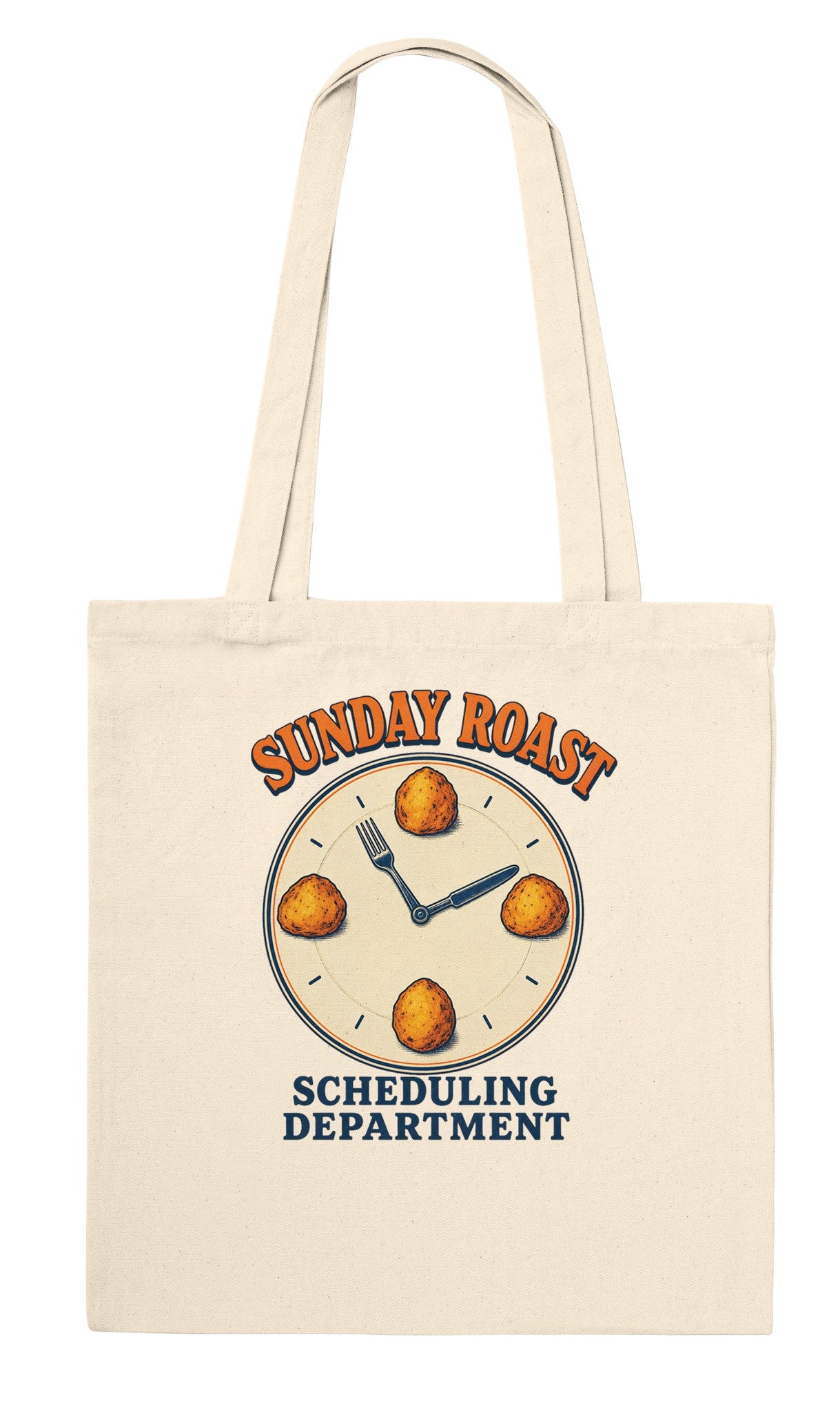 Sunday Roast Scheduling Department Tote Bag — product view 6