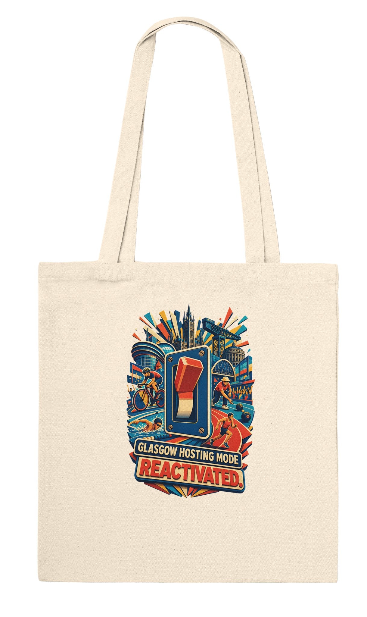 Glasgow Hosting Mode — Reactivated Tote Bag — product view 6