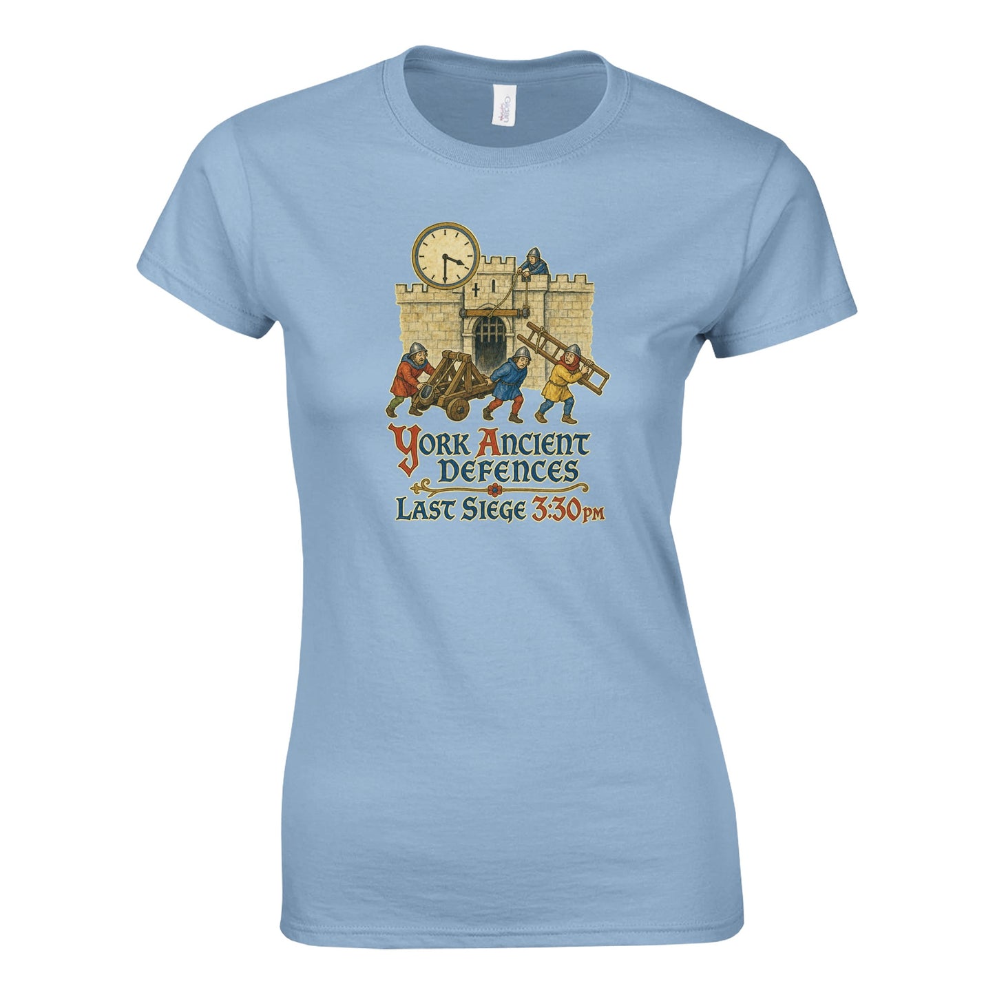 York Ancient Defences – Last Siege 3:30pm Women's T-shirt — product view 4