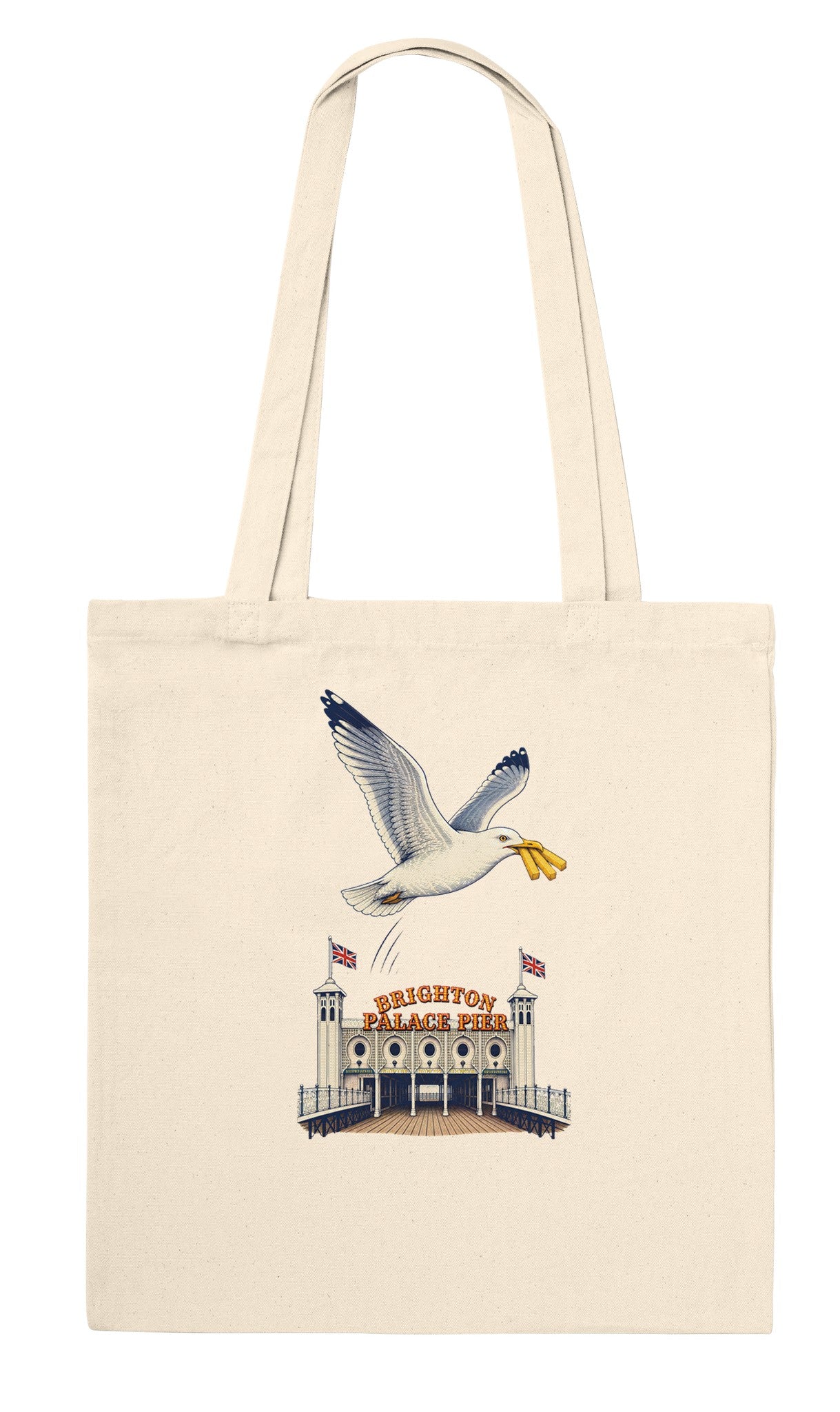 Brighton Palace Pier Chip Heist Tote Bag — product view 6