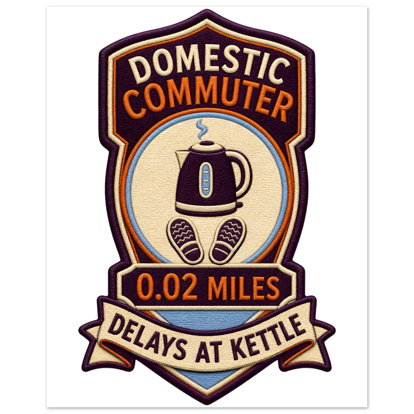 Domestic Commuter Aluminium Print — product view 2