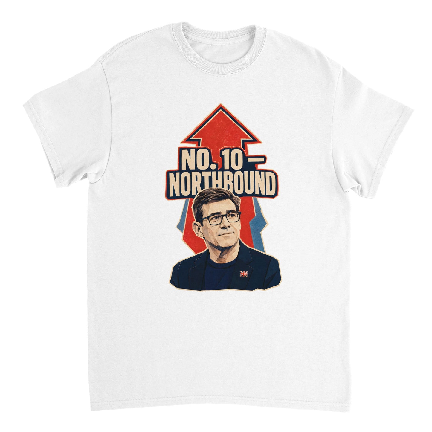 No. 10 — Northbound Andy Burnham Political Satire T-shirt — product view 17