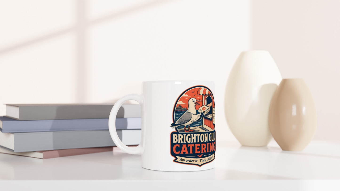 Brighton Gull Catering — Illustrated Mug — product view 5