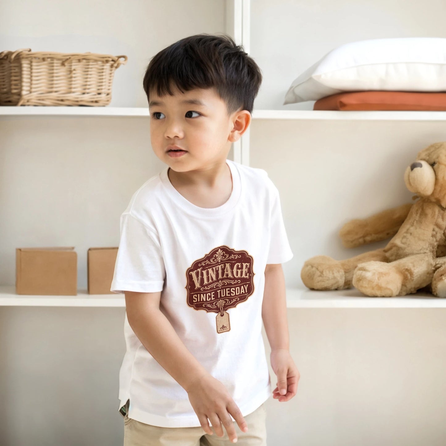 Vintage Since Tuesday Kids' T-shirt — product view 4