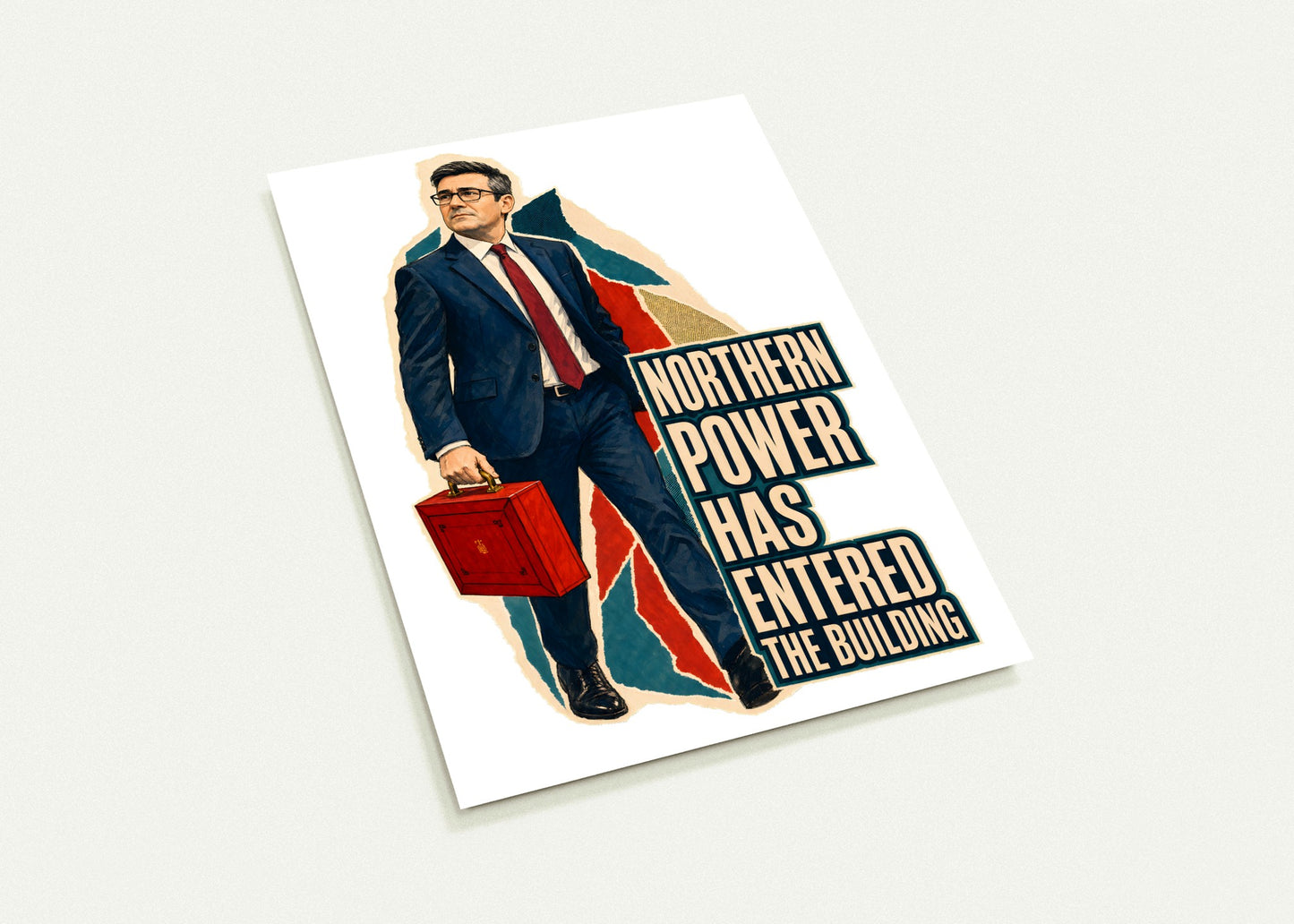 Northern Power Has Entered the Building Tote Bag Postcard Pack — product view 3
