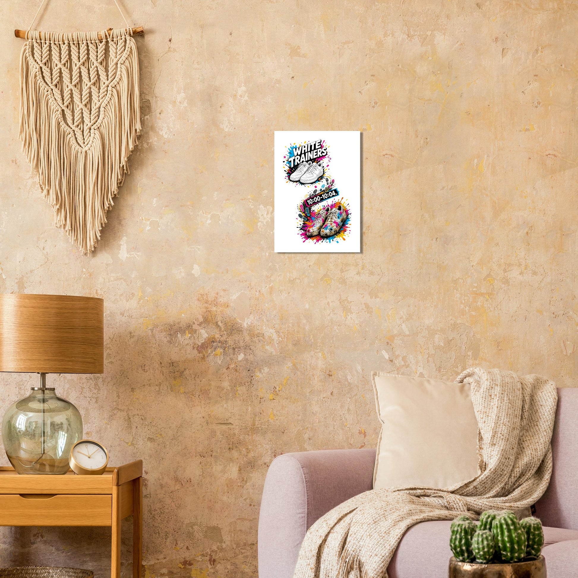 White Trainers: 10:00–10:04 Poster — product view 9