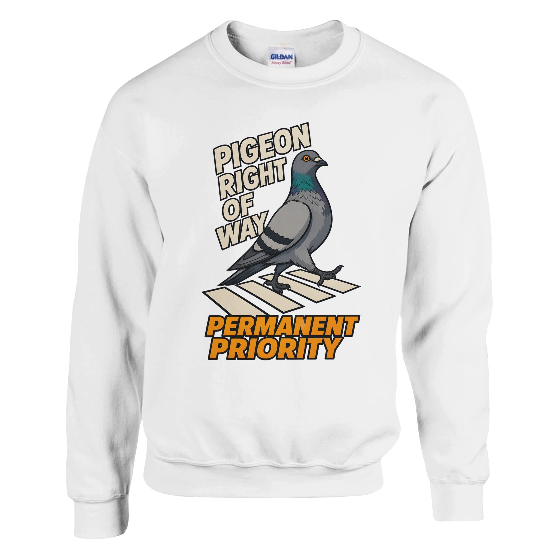 Pigeon Right of Way Sweatshirt — product view 1