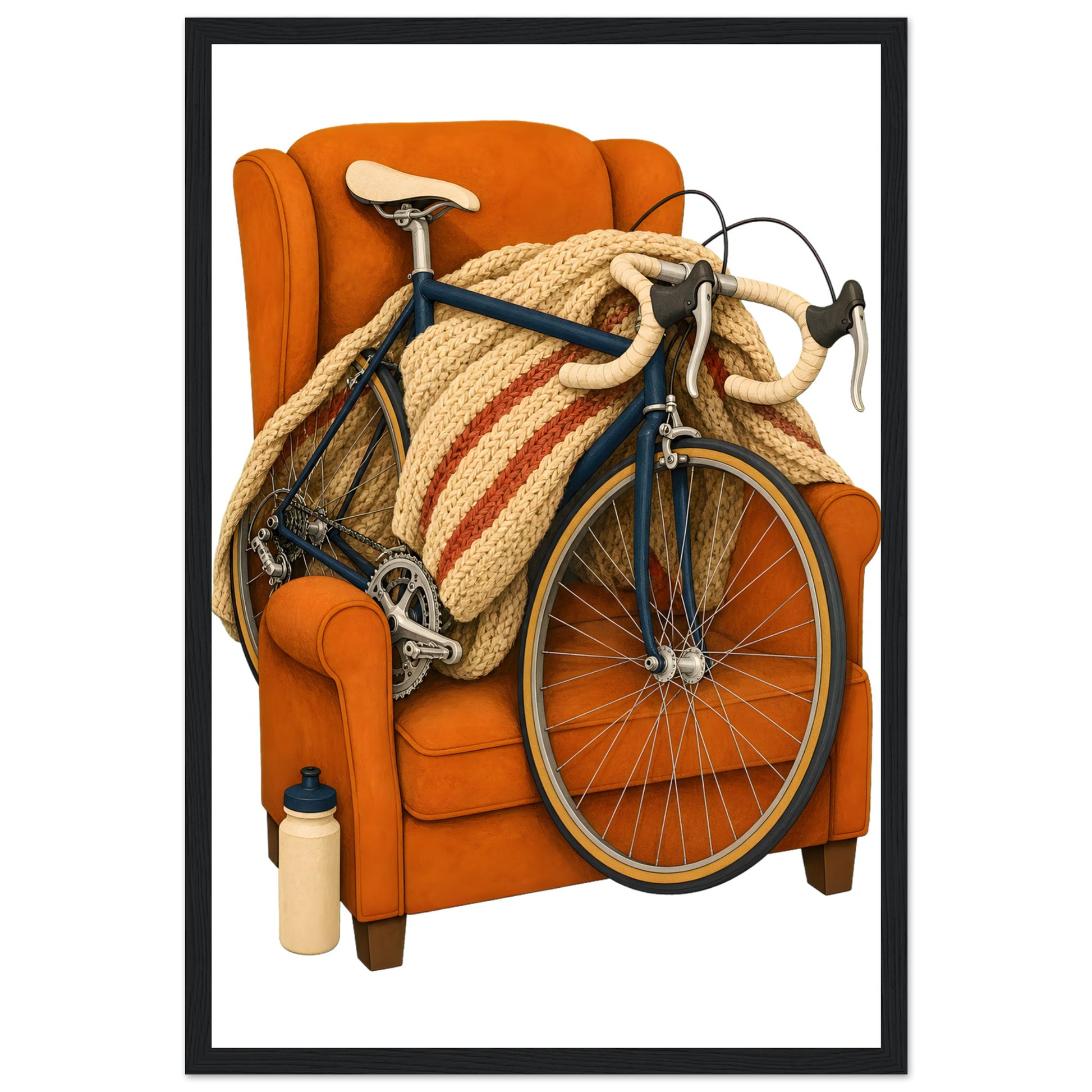 Bicycle Rest Day Framed Wall Art — product view 6