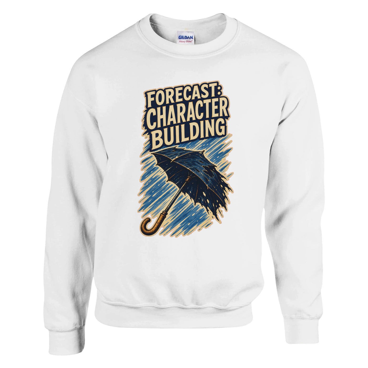 Forecast: Character Building – British Weather Sweatshirt