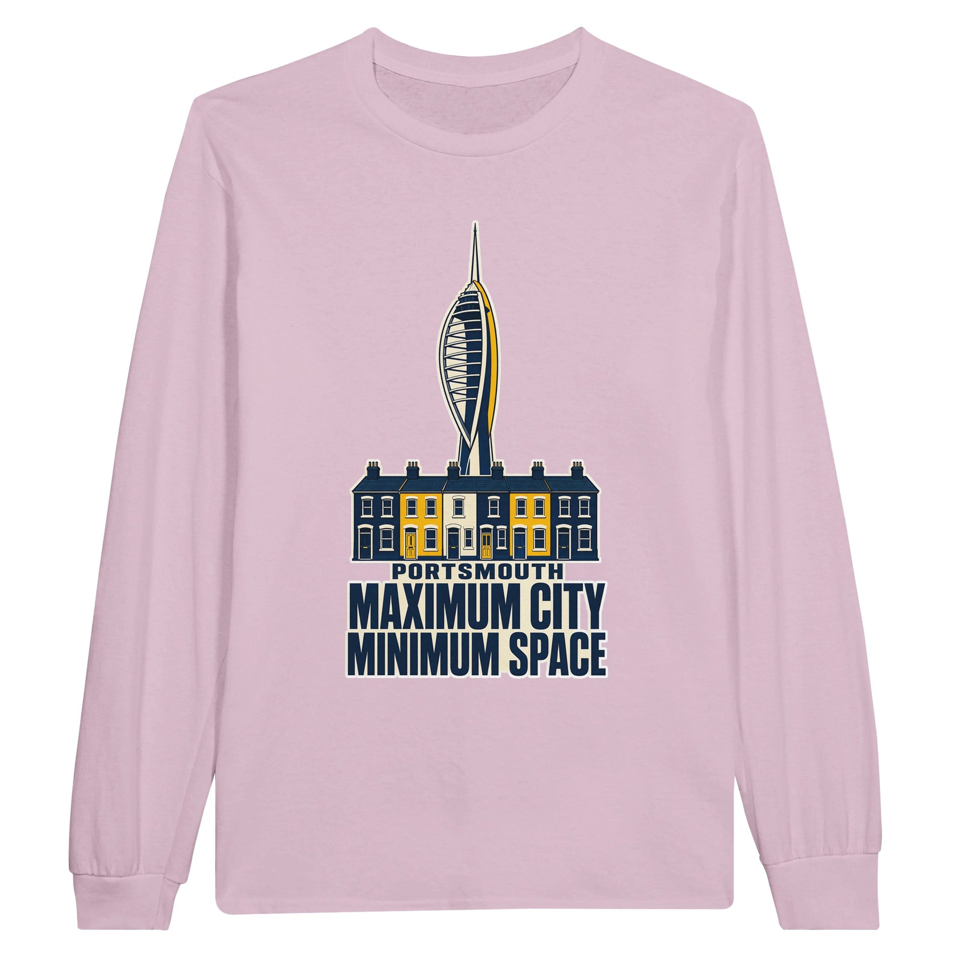 Portsmouth Maximum City Minimum Space Long-Sleeve T-shirt — product view 6