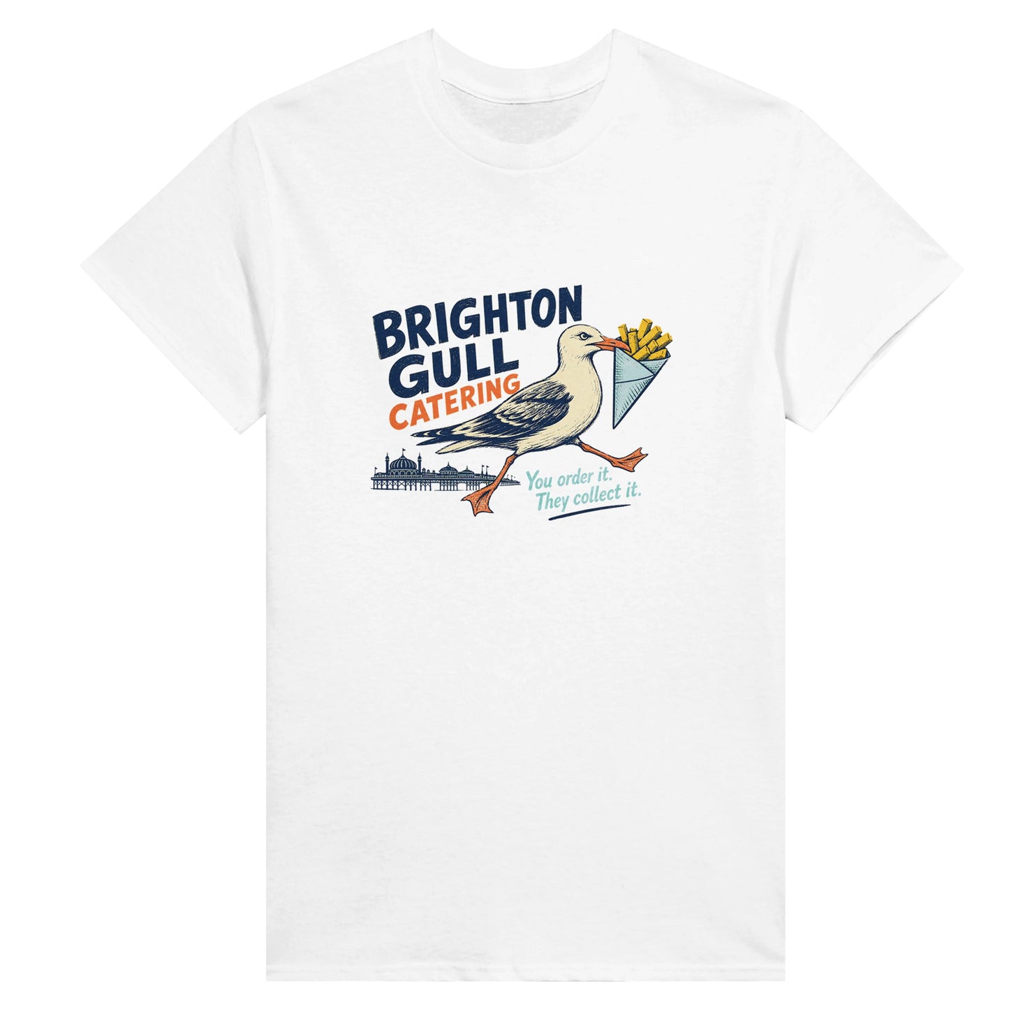 Brighton Gull Catering - You Order It, They Collect It Women's T-shirt — product view 1