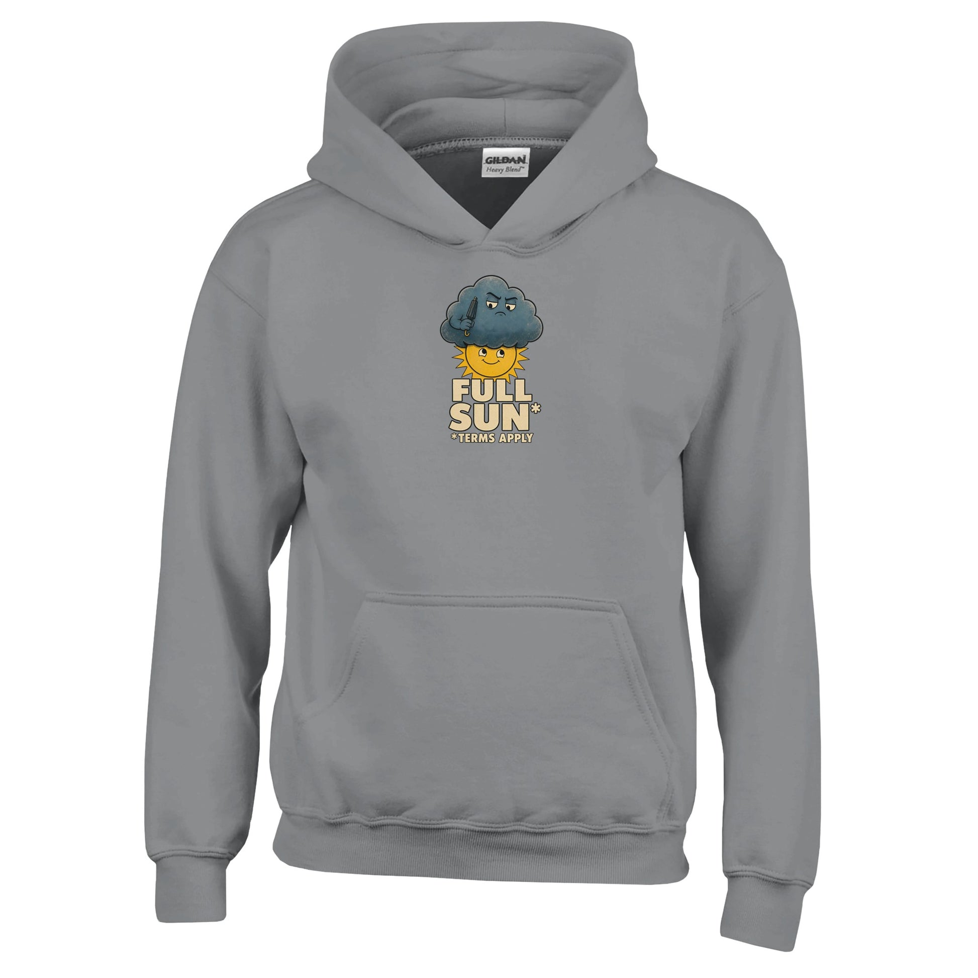 Full Sun, Terms Apply Weather Graphic Kids' Hoodie — product view 13