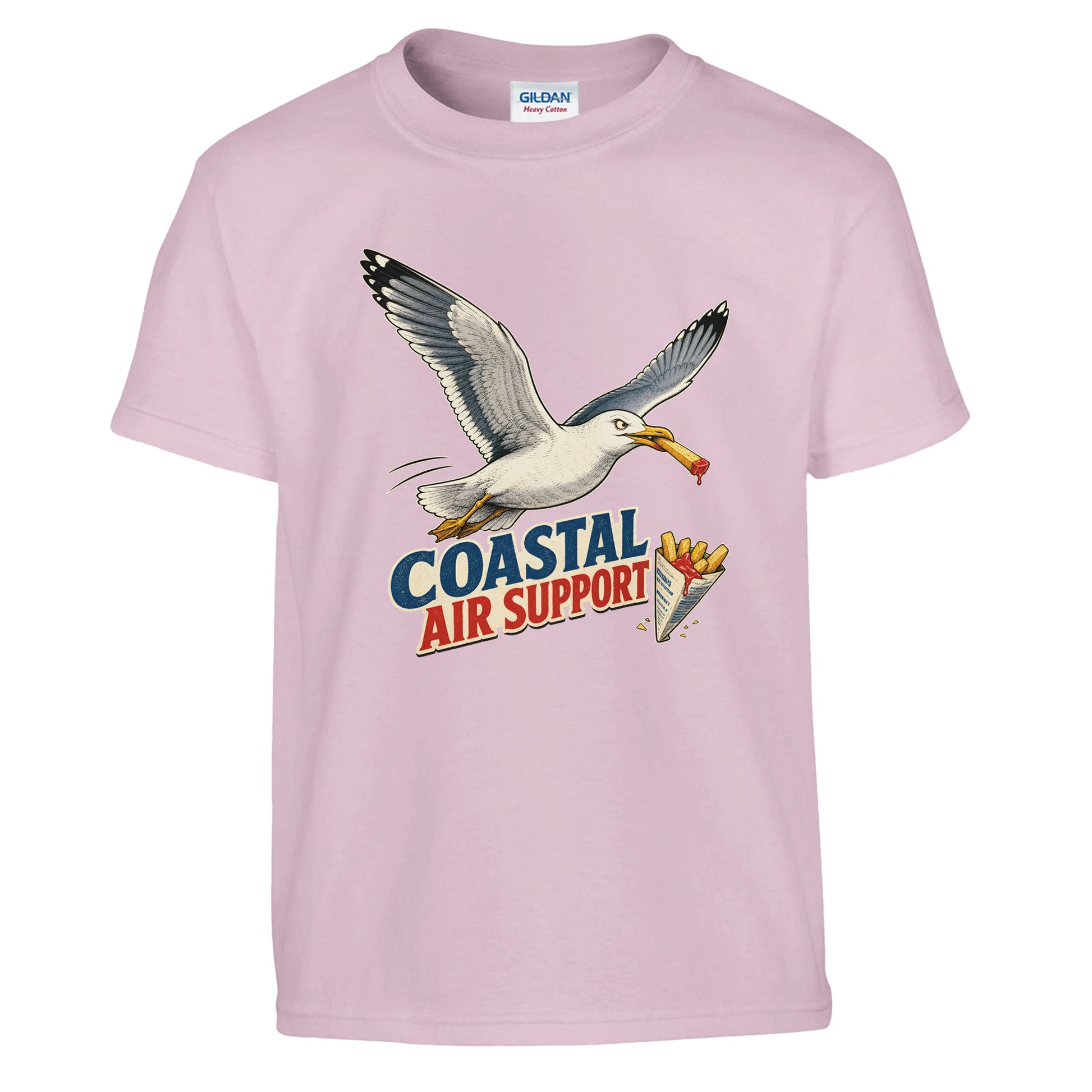 Coastal Air Support Seagull Graphic Kids' T-shirt — product view 9