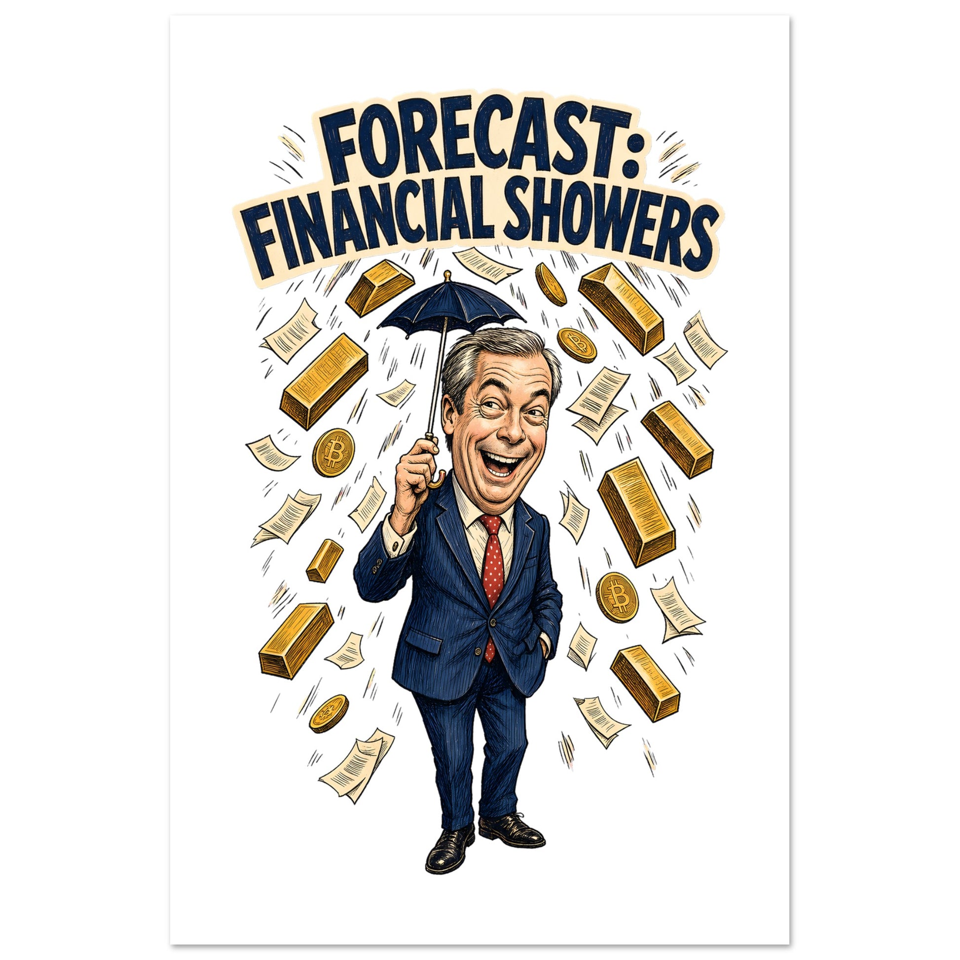 Forecast: Financial Showers Poster — product view 6