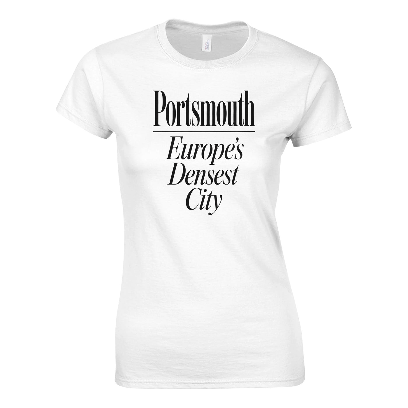 Portsmouth — Europe's Densest City Women's T-shirt