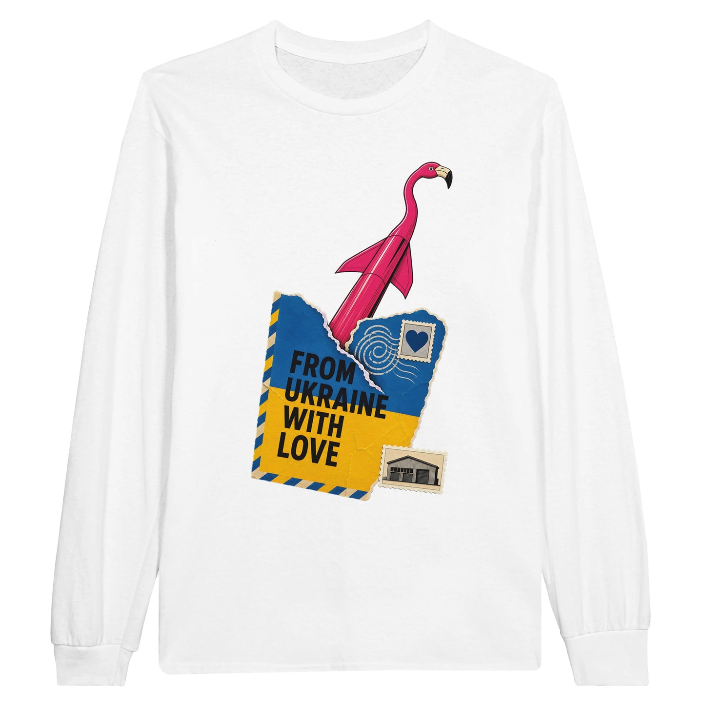 From Ukraine With Love Long-Sleeve T-shirt — product view 1