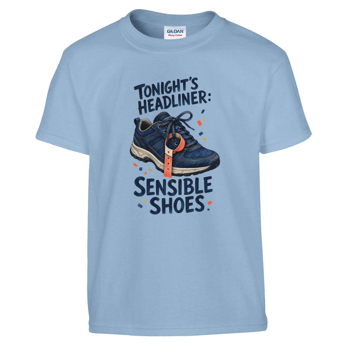 Tonight's Headliner: Sensible Shoes Concert Kids' T-shirt — product view 3