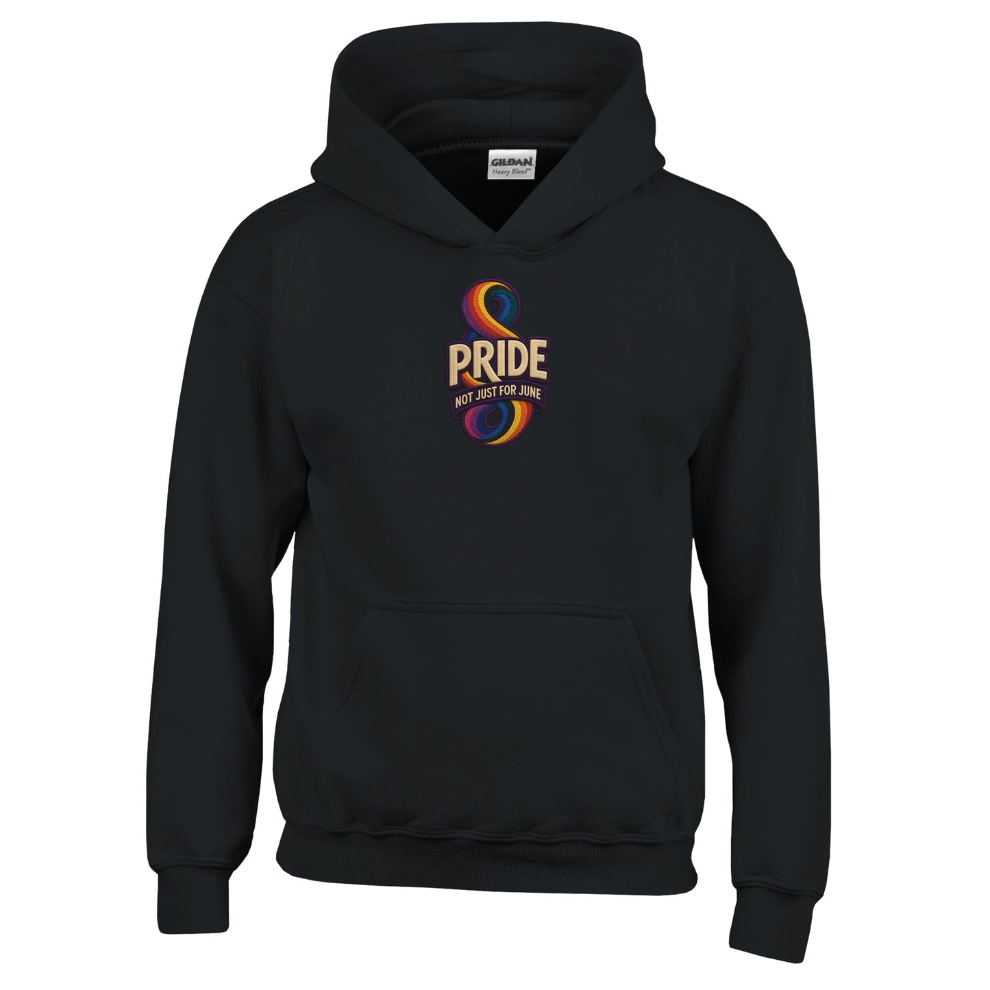 Pride: Not Just for June Kids' Hoodie — product view 3