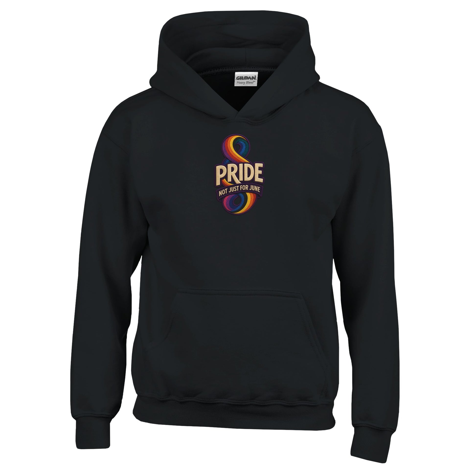 Pride: Not Just for June Kids' Hoodie — product view 3