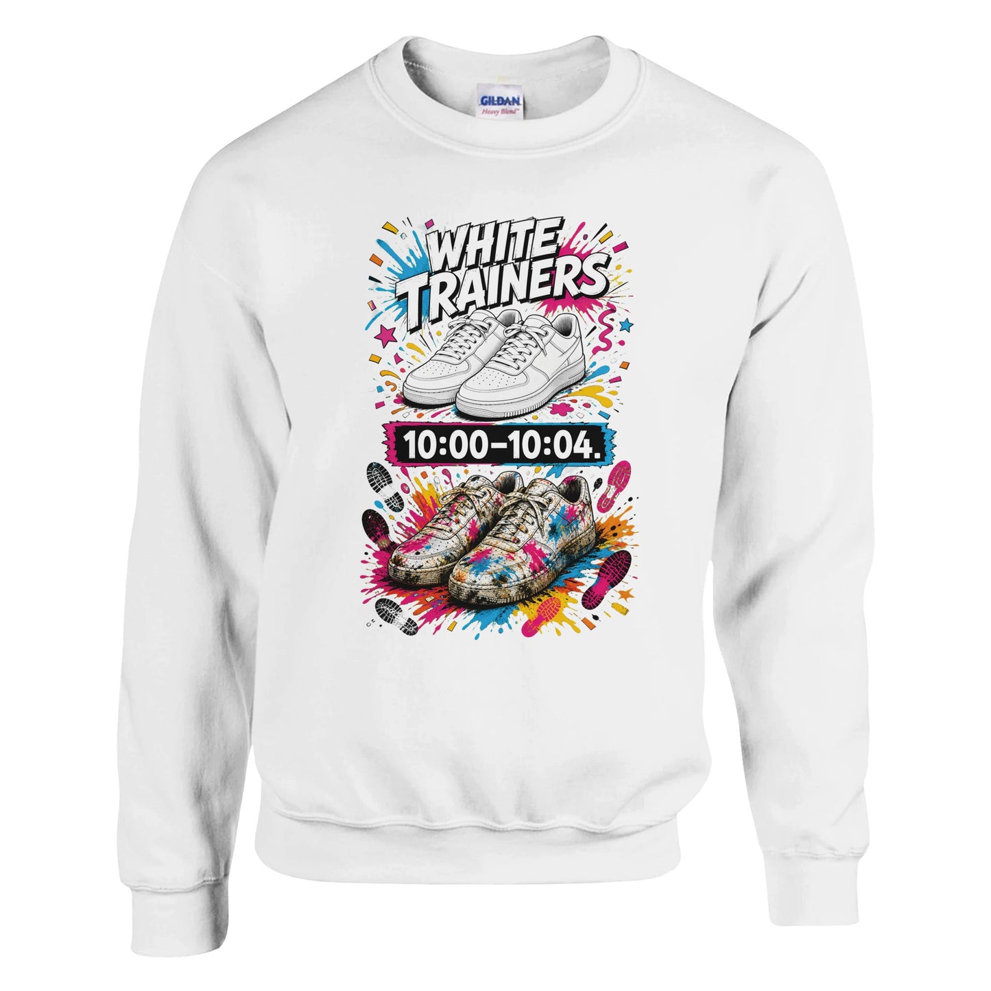 White Trainers: 10:00–10:04 Sweatshirt — product view 1