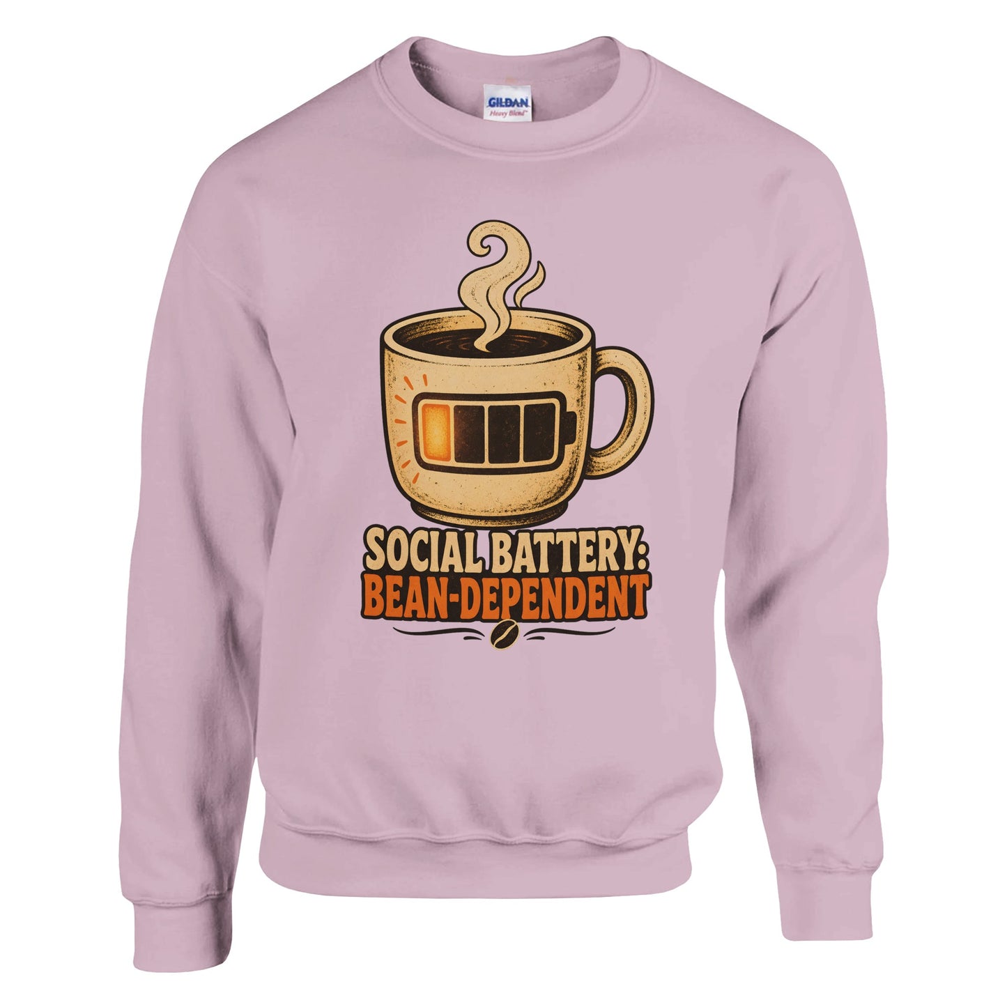 Social Battery: Bean-Dependent Graphic Sweatshirt — product view 9