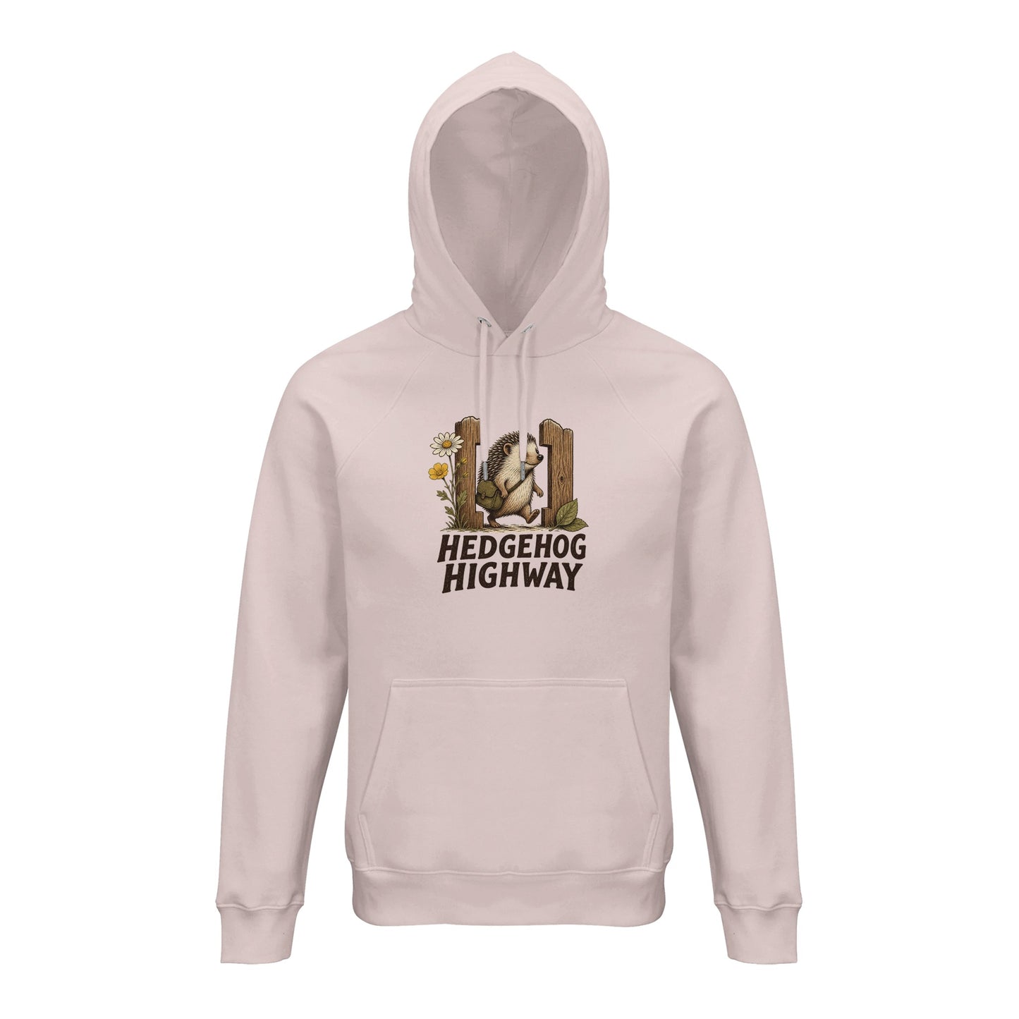 Hedgehog Highway Garden Graphic Hoodie — product view 2