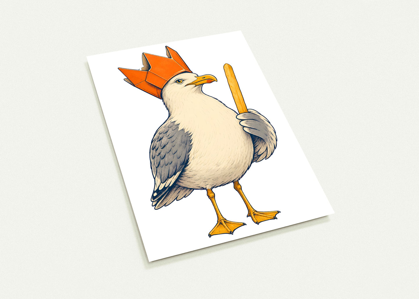 The Chip Crown Gull Postcard Pack — product view 3